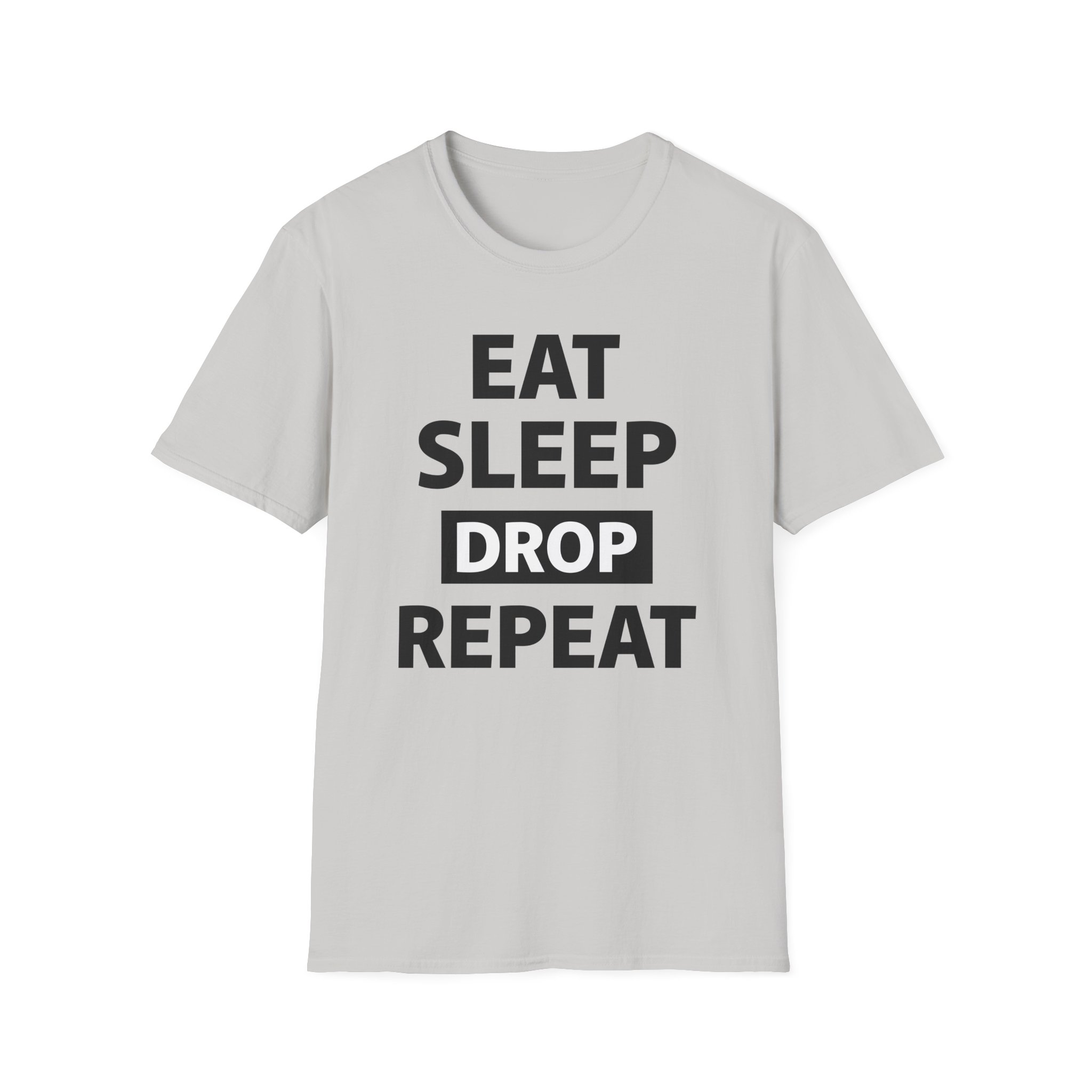 Morgz Eat Sleep Drop Repeat Unisex Softstyle T-Shirt