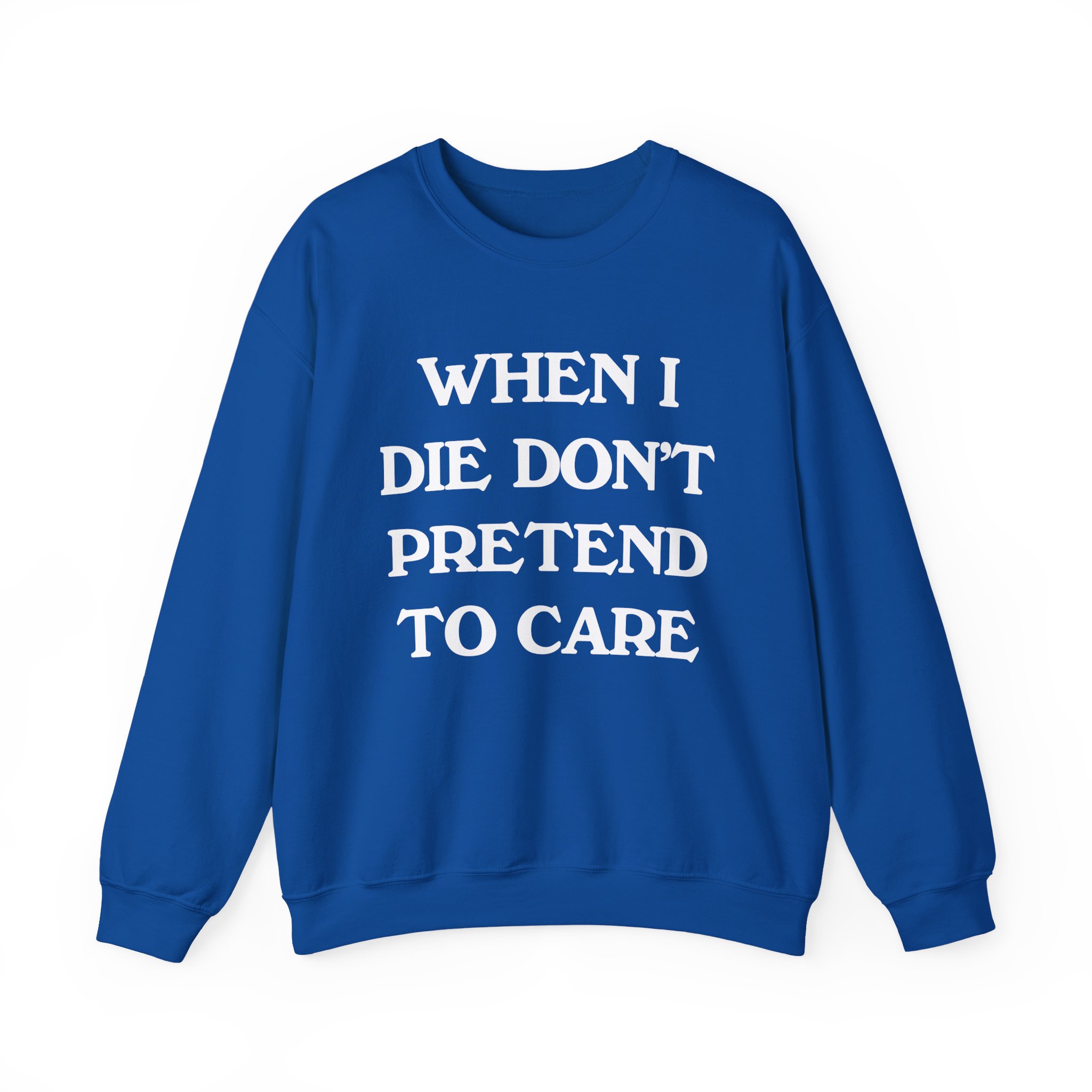 Tierra Whack When I Die Don't Pretend to Care Unisex Heavy Blendâ„¢ Crewneck Sweatshirt
