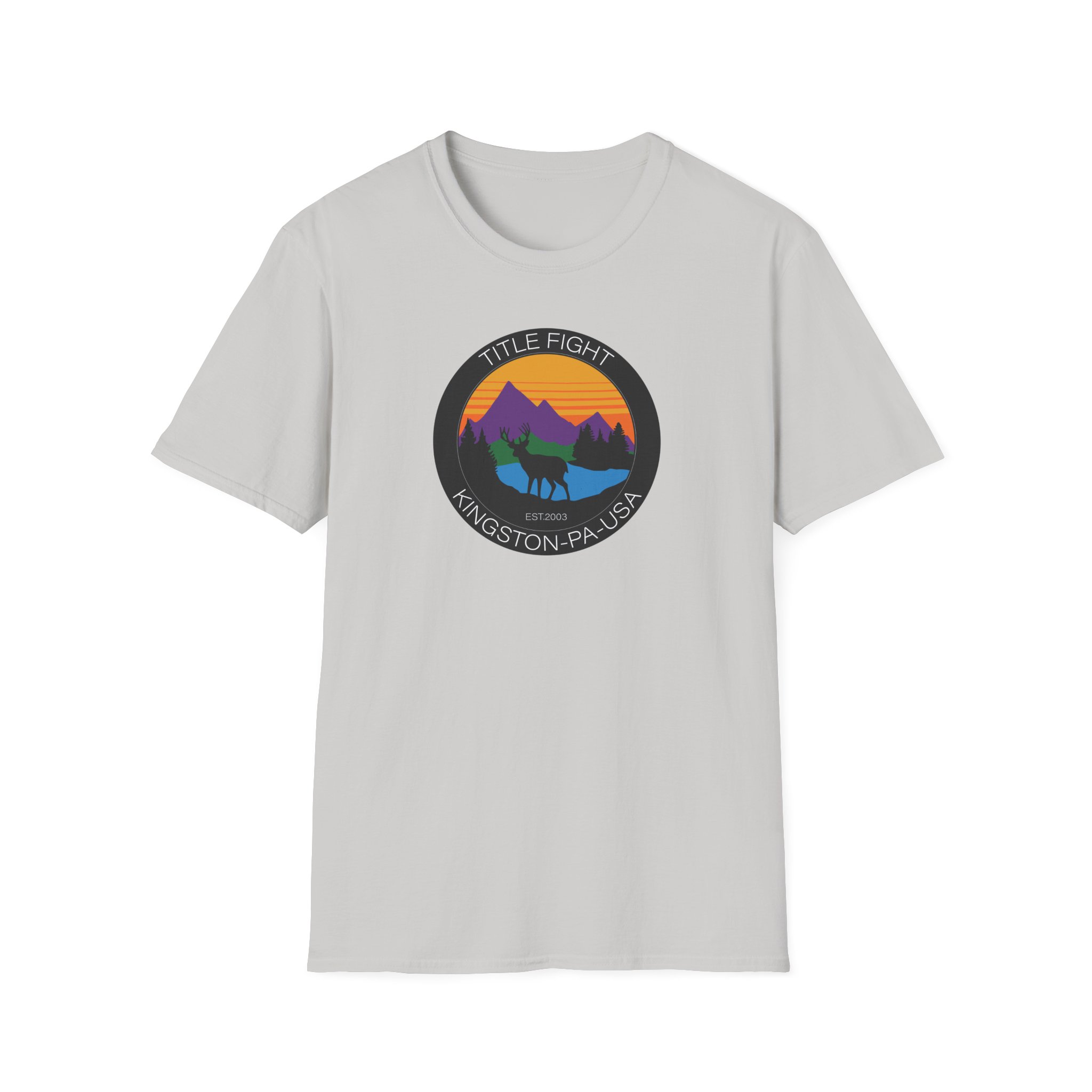 Title Fight "Deer" Unisex Softstyle T-Shirt