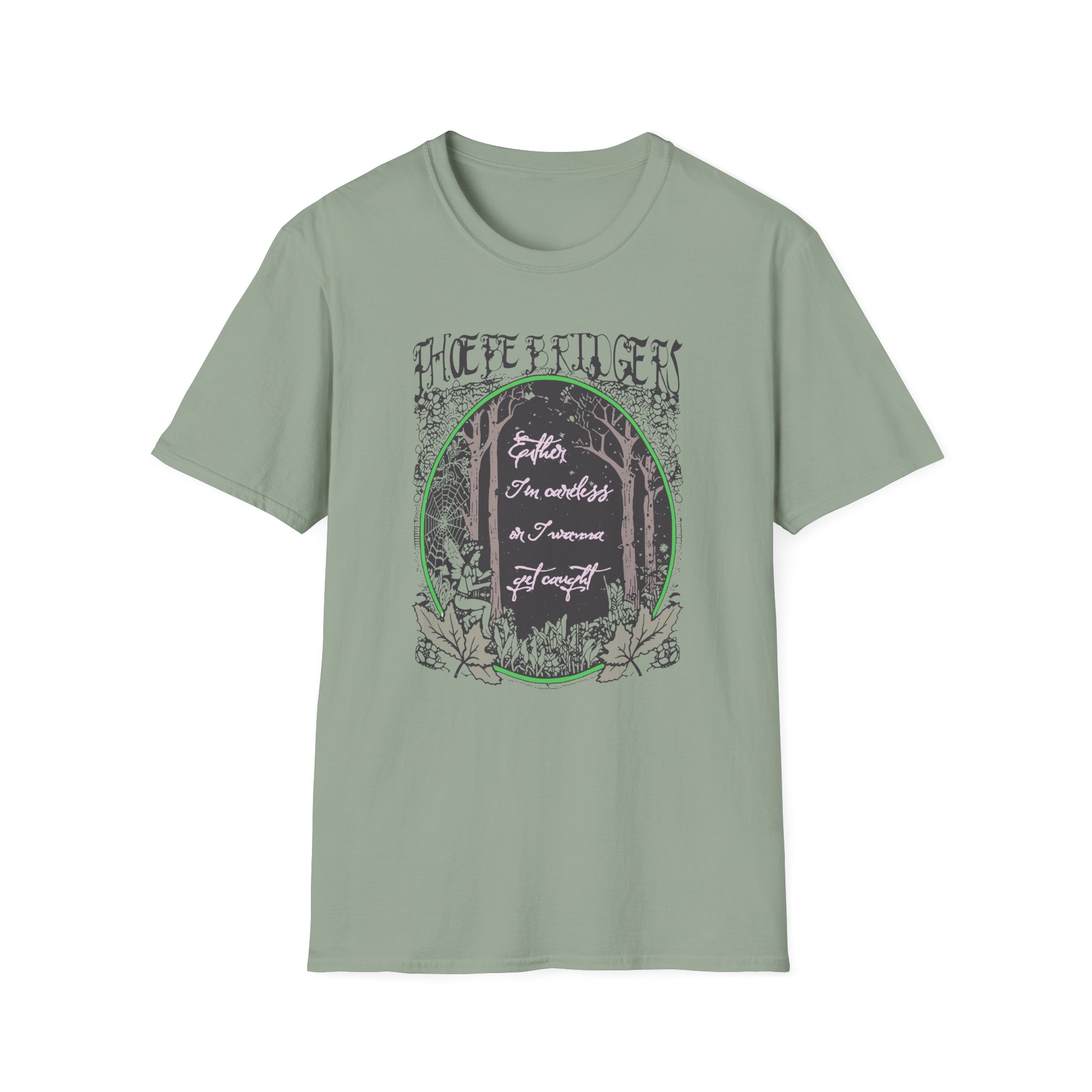 Phoebe Bridgers Ether Tin Cartels on I Wanna Get Caught Unisex Softstyle T-Shirt