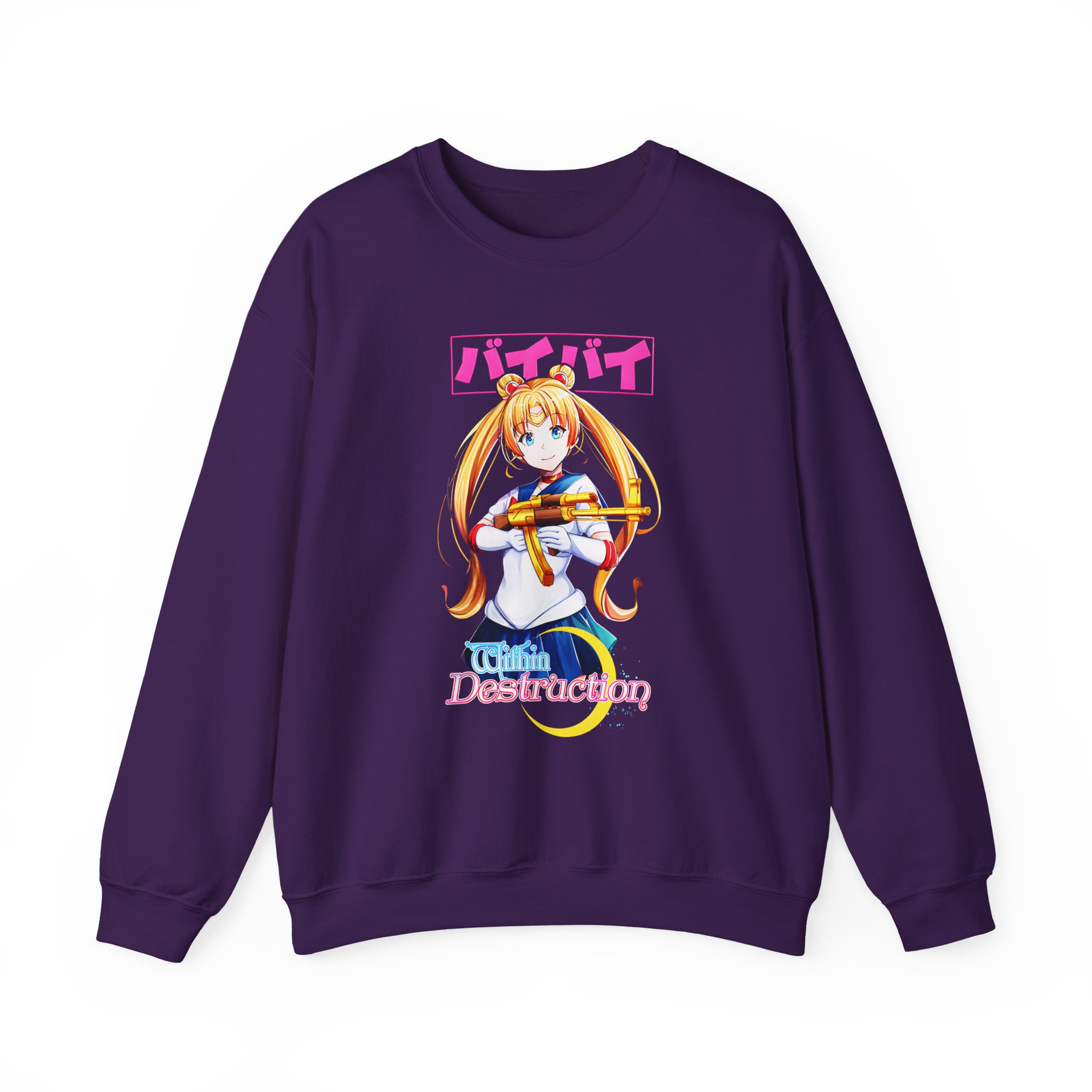 Within Destruction Sailor Moon Unisex Heavy Blend Crewneck Sweatshirt