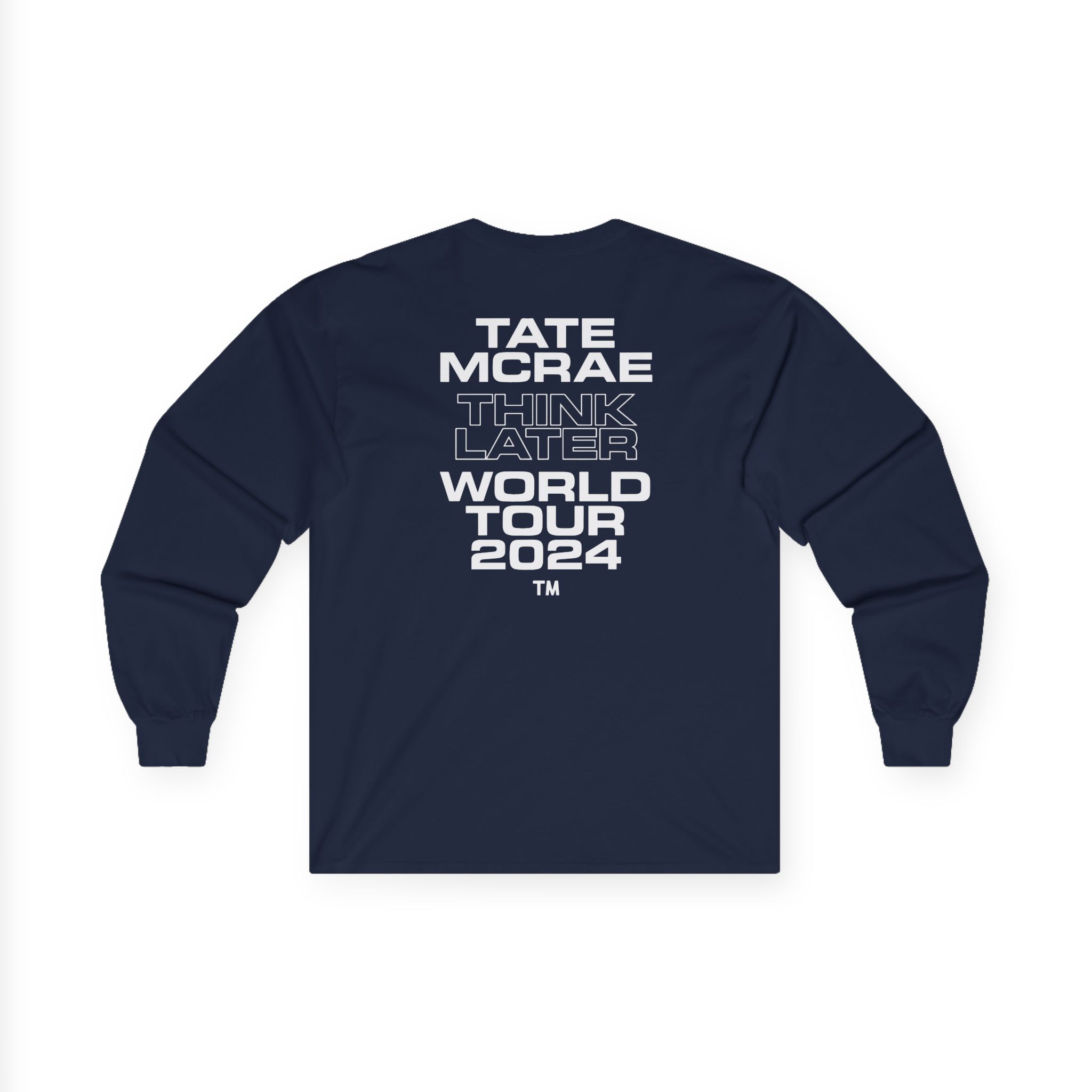 Tate Mcrae Think Later World Tour Unisex Ultra Cotton Long Sleeve Tee