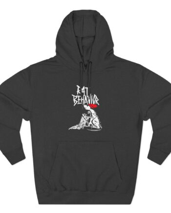 Julien Solomita Rat Behavior Three-Panel Fleece Hoodie
