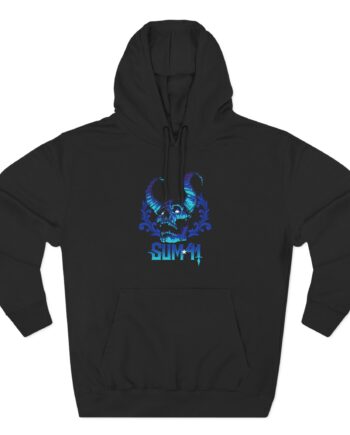 Sum 41 Blue Demon Itin Three-Panel Fleece Hoodie