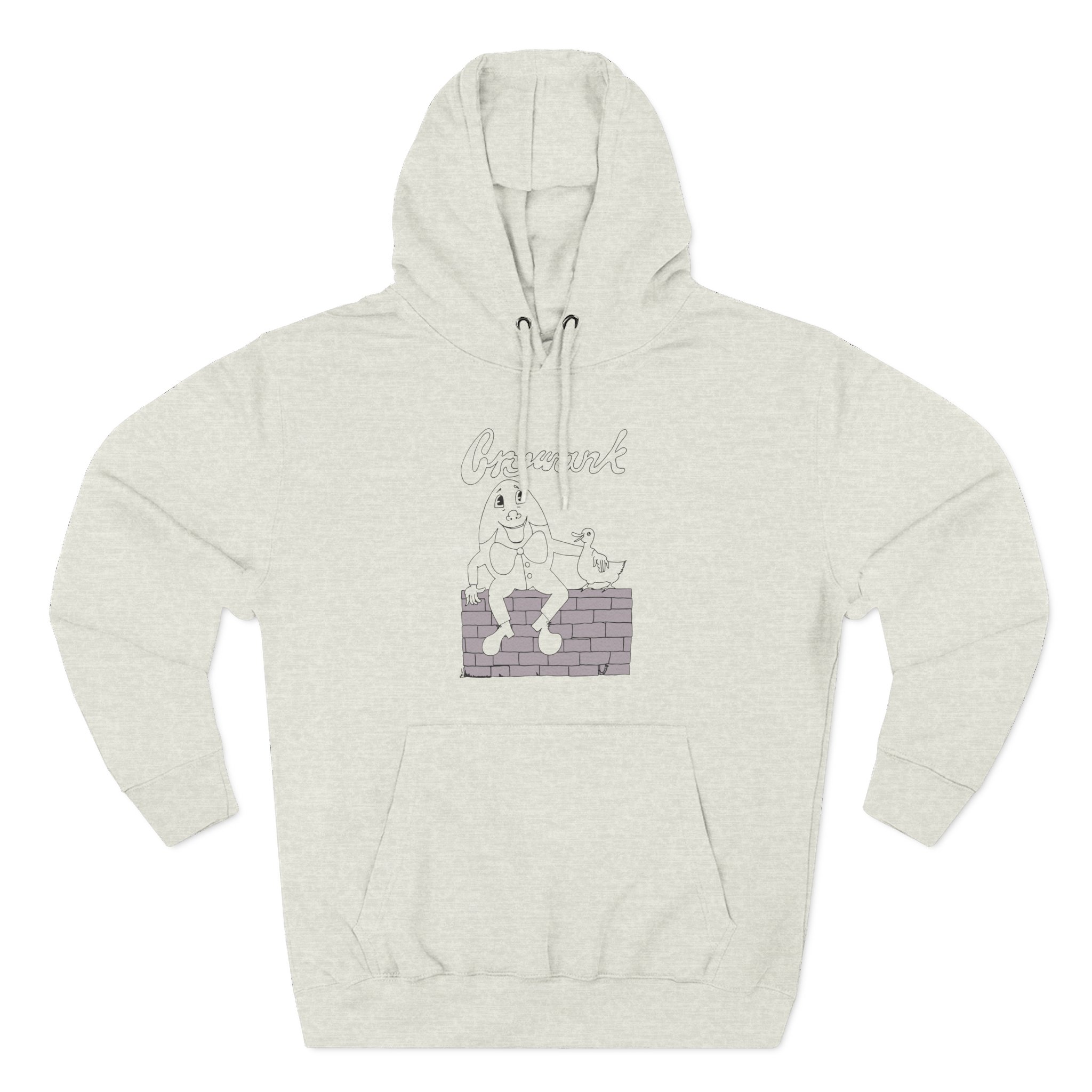 Crywank Three-Panel Fleece Hoodie