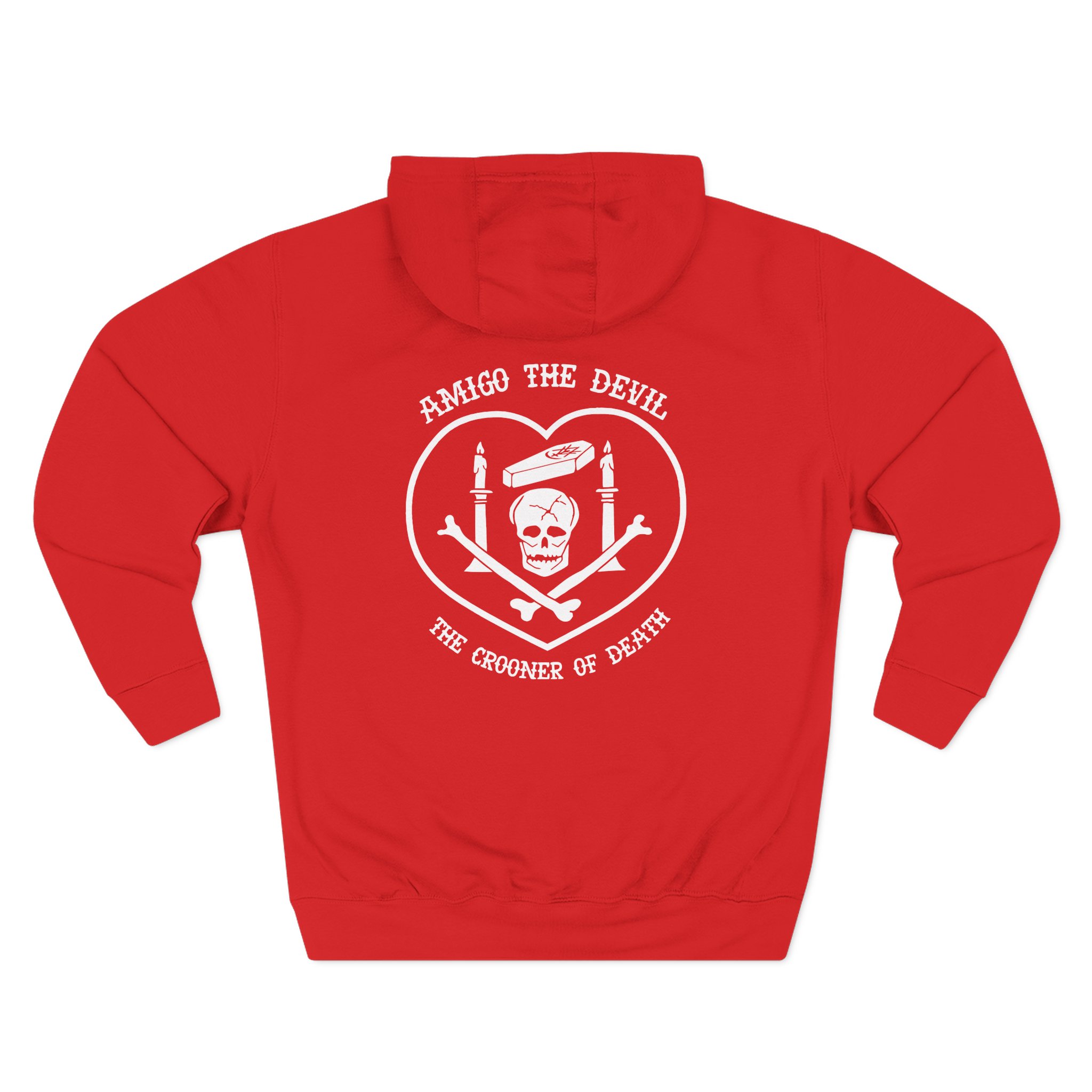 Amigo the Devil Crooner of Death Three-Panel Fleece Hoodie