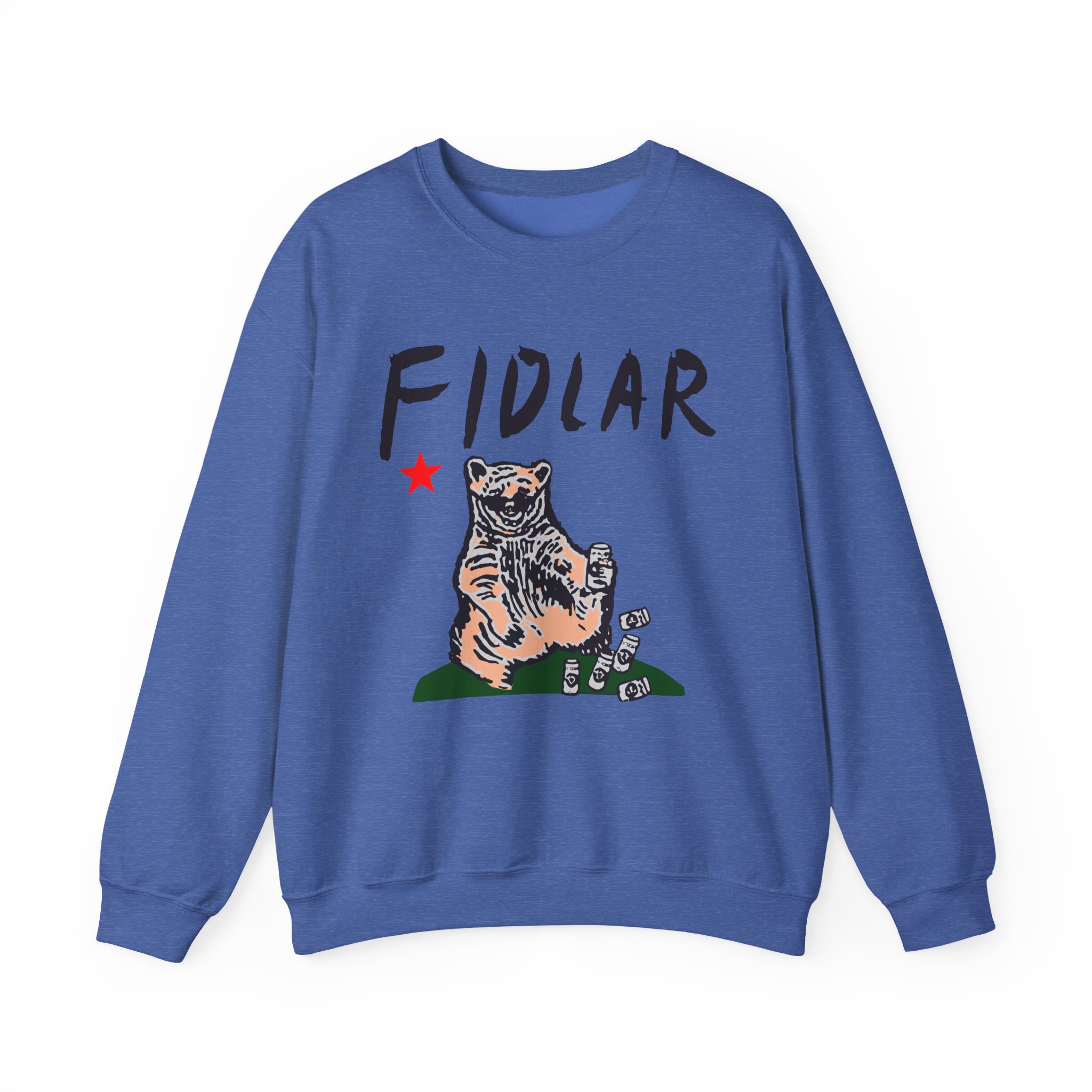 California Bear Drink Cheap Beer Fidlar Unisex Heavy Blendâ„¢ Crewneck Sweatshirt
