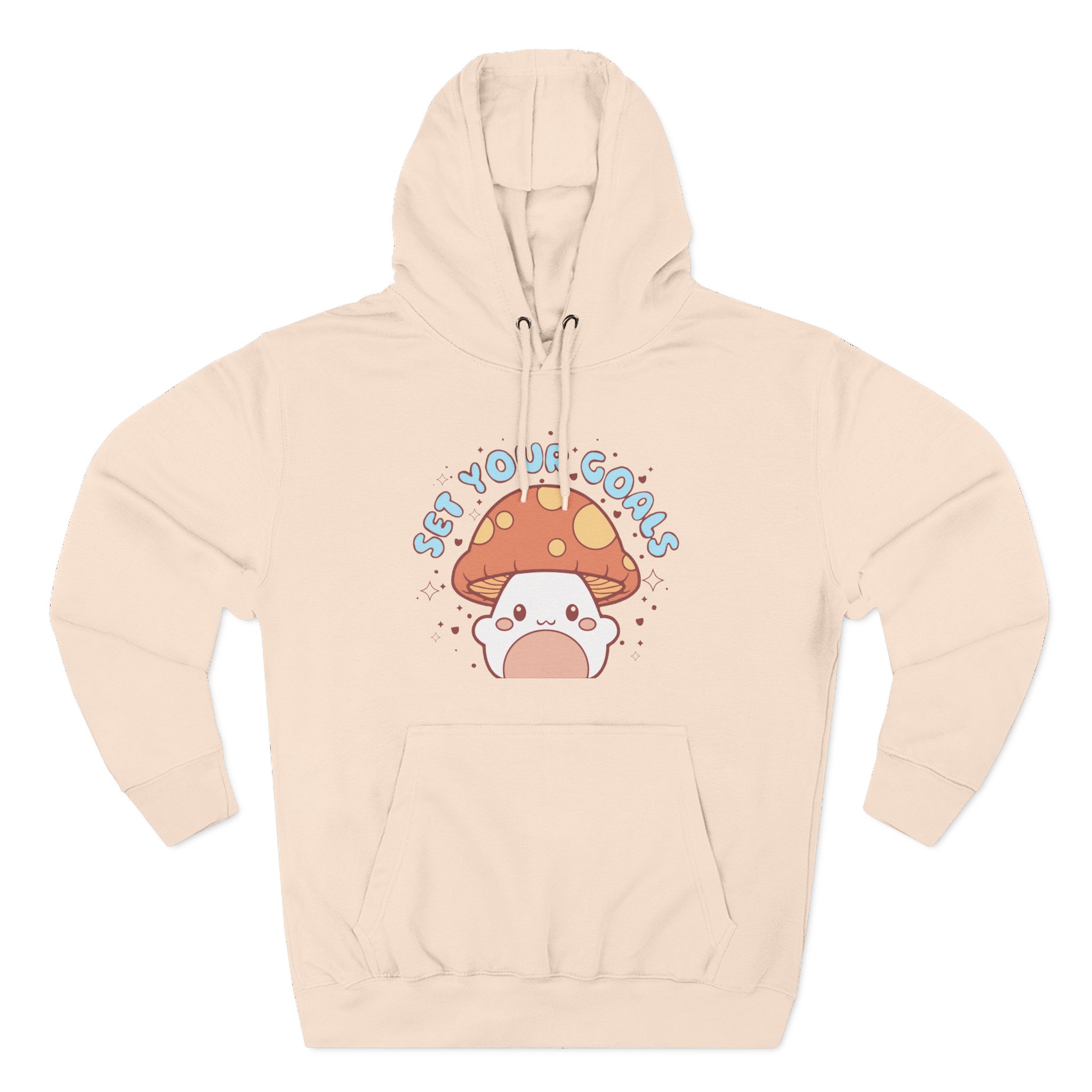 Set Your Goals Shroom Three-Panel Fleece Hoodie