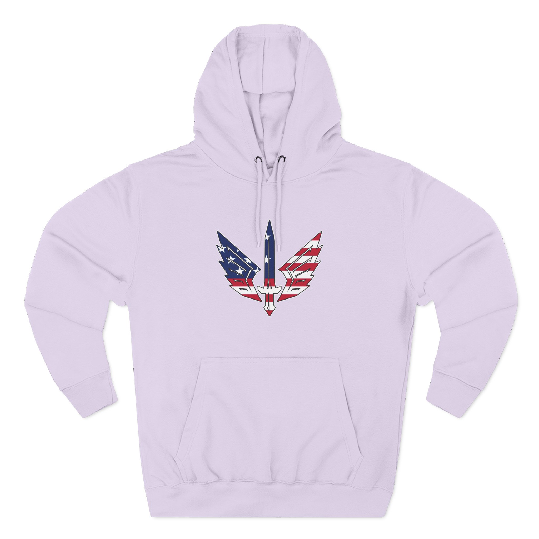 St. Louis Battlehawks 108 Stitches Patriotic Three-Panel Fleece Hoodie