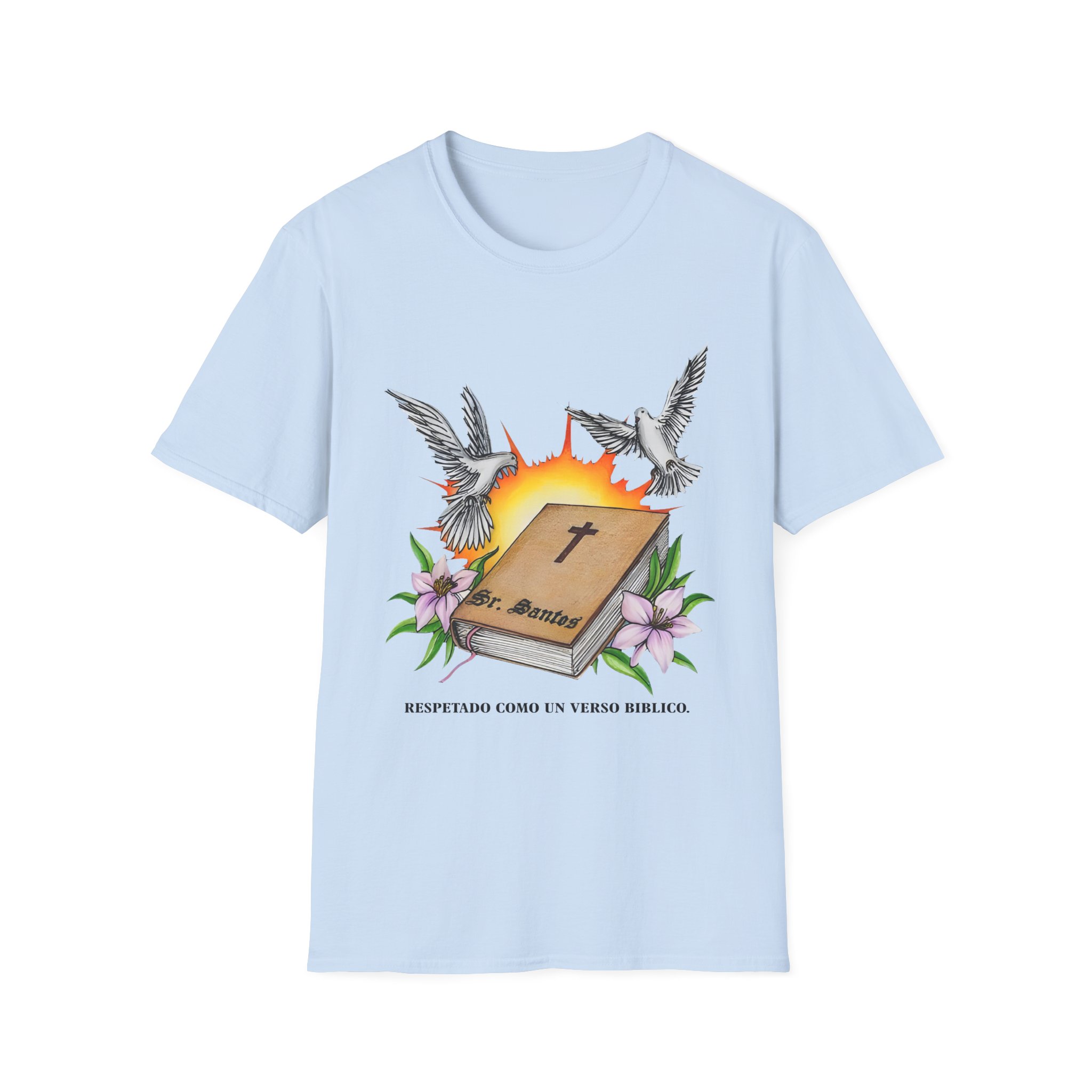 Arcangel Respira Como Un Verso Biblico Unisex Softstyle T-Shirt