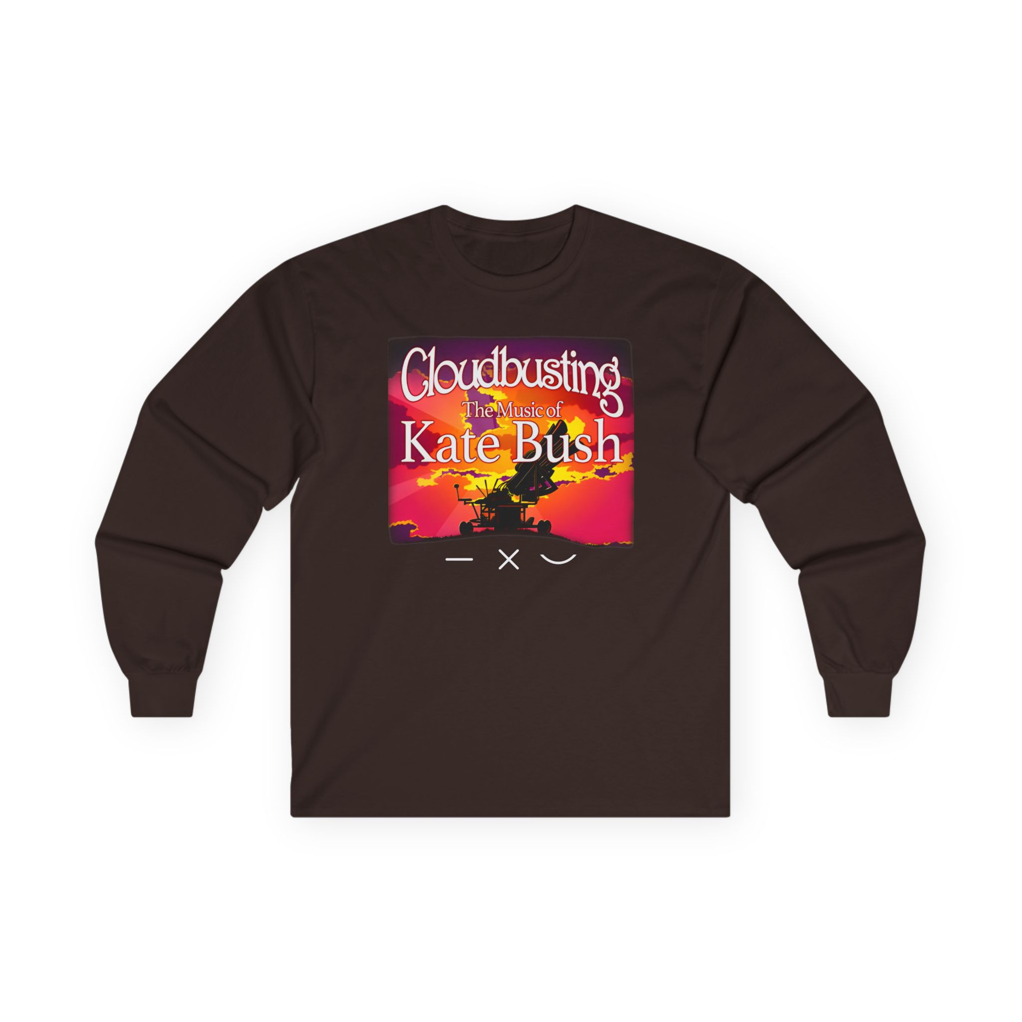 Kate Bush Line Cross Curve Unisex Ultra Cotton Long Sleeve Tee