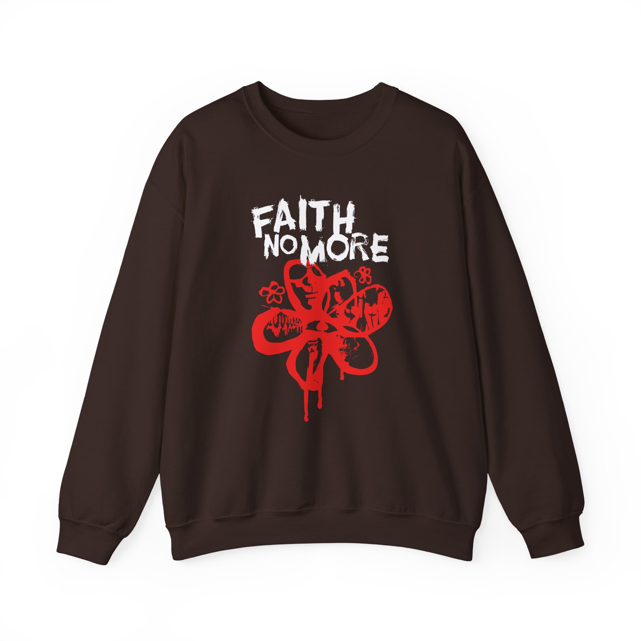 Faith No More Flower Unisex Heavy Blendâ„¢ Crewneck Sweatshirt