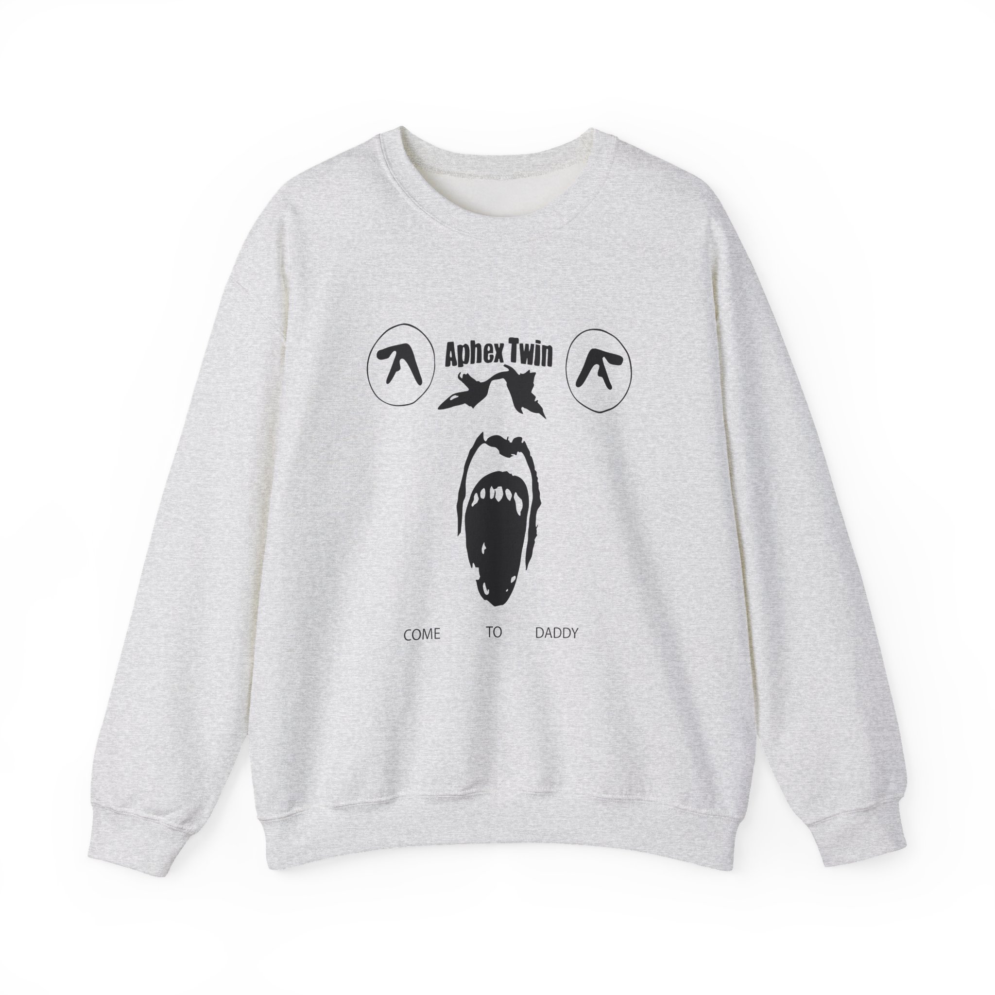 Aphex Twin Come To Daddy Unisex Heavy Blendâ„¢ Crewneck Sweatshirt