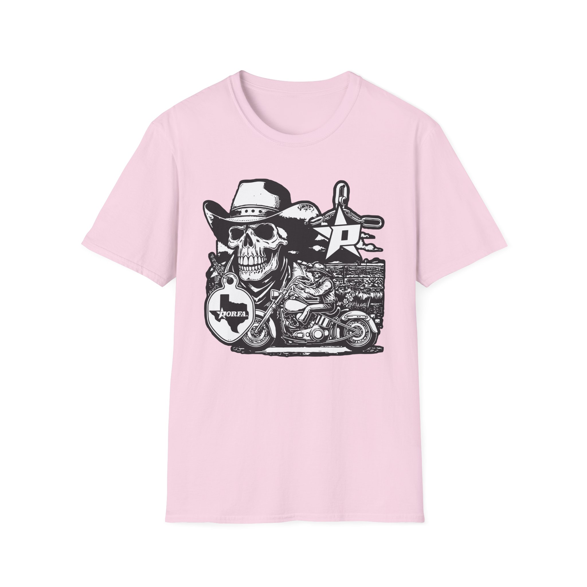 Porfa Texas Ride Unisex Softstyle T-Shirt