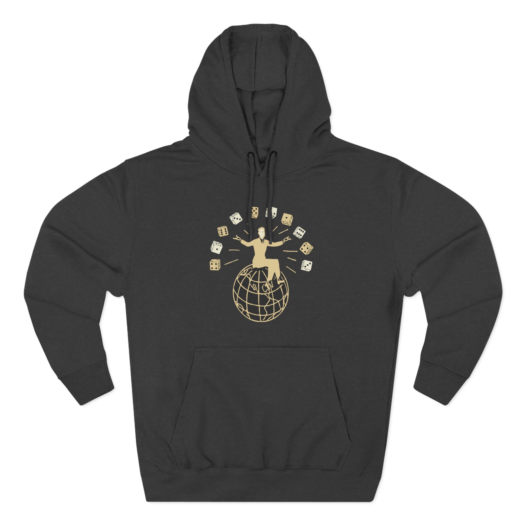 Set Your Goals Dice Three-Panel Fleece Hoodie