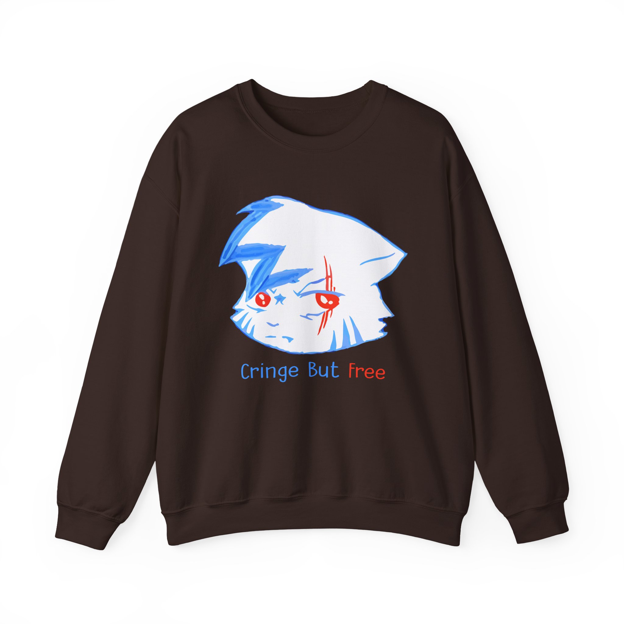 Izzzyzzz Cringe but Free Unisex Heavy Blendâ„¢ Crewneck Sweatshirt