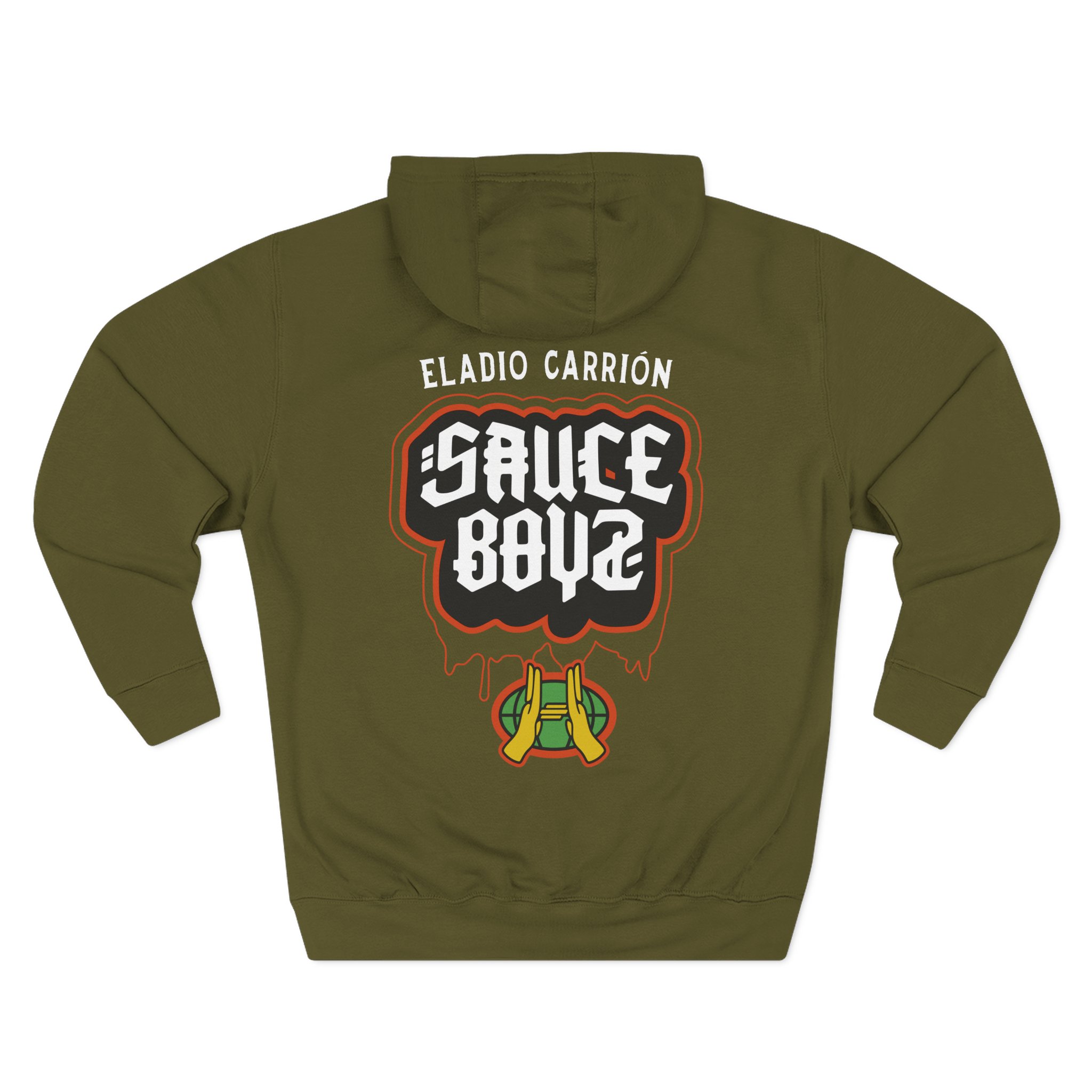 Eladio Carrion Sauce Boyz Three-Panel Fleece Hoodie