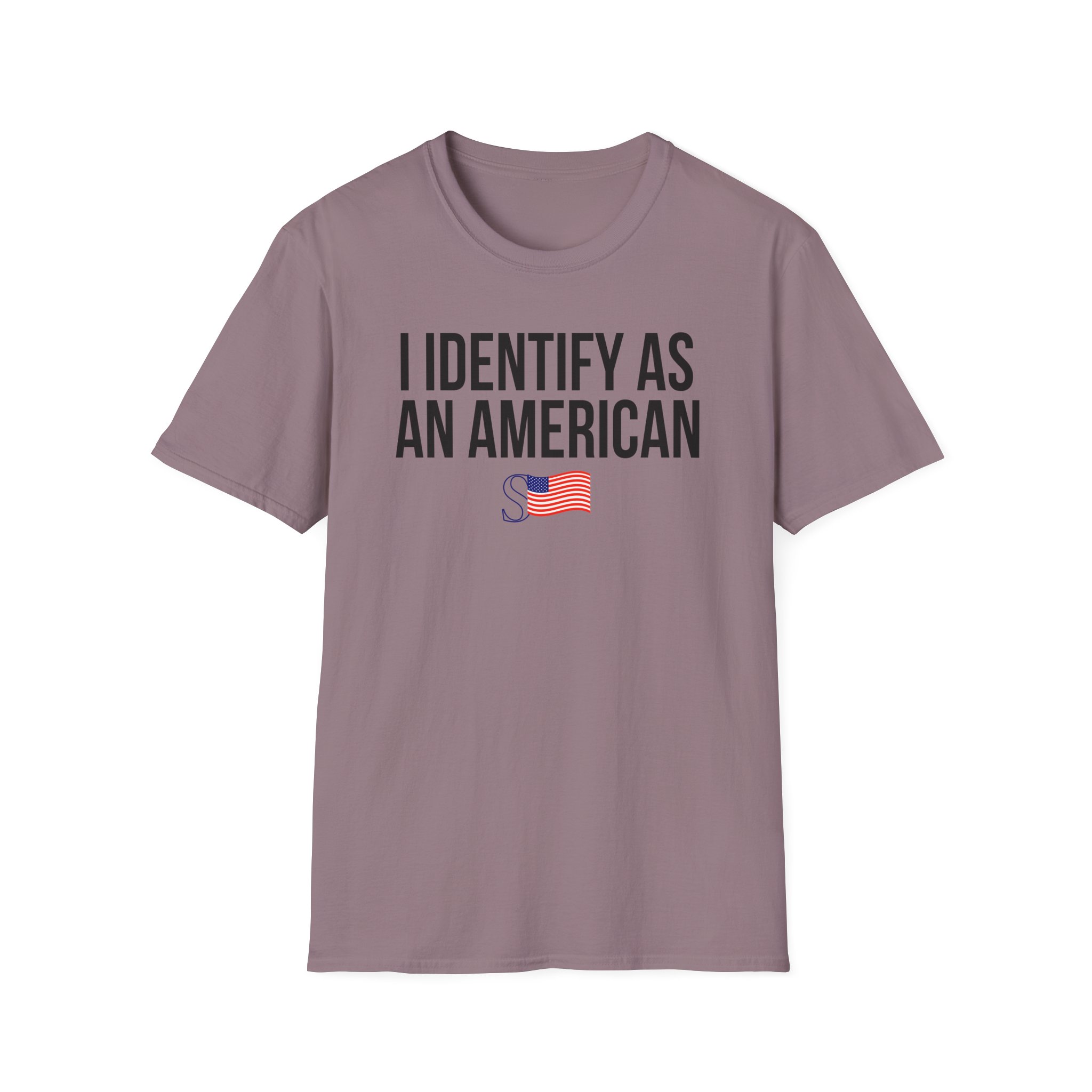 Sean Strickland I Identify as an American Unisex Softstyle T-Shirt