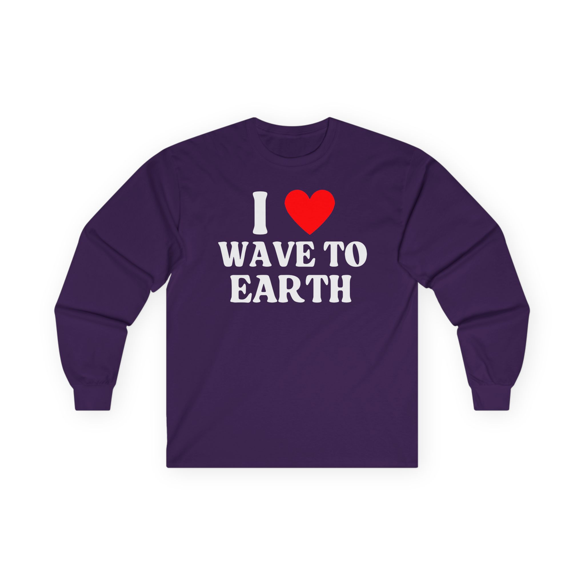 I Love Wave to Earth Unisex Ultra Cotton Long Sleeve Tee