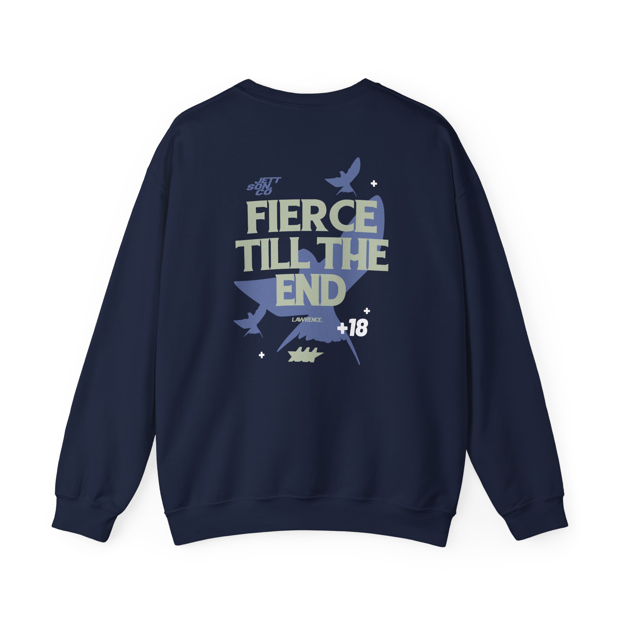 Jett Lawrenc Fierce Till the End Unisex Heavy Blendâ„¢ Crewneck Sweatshirt