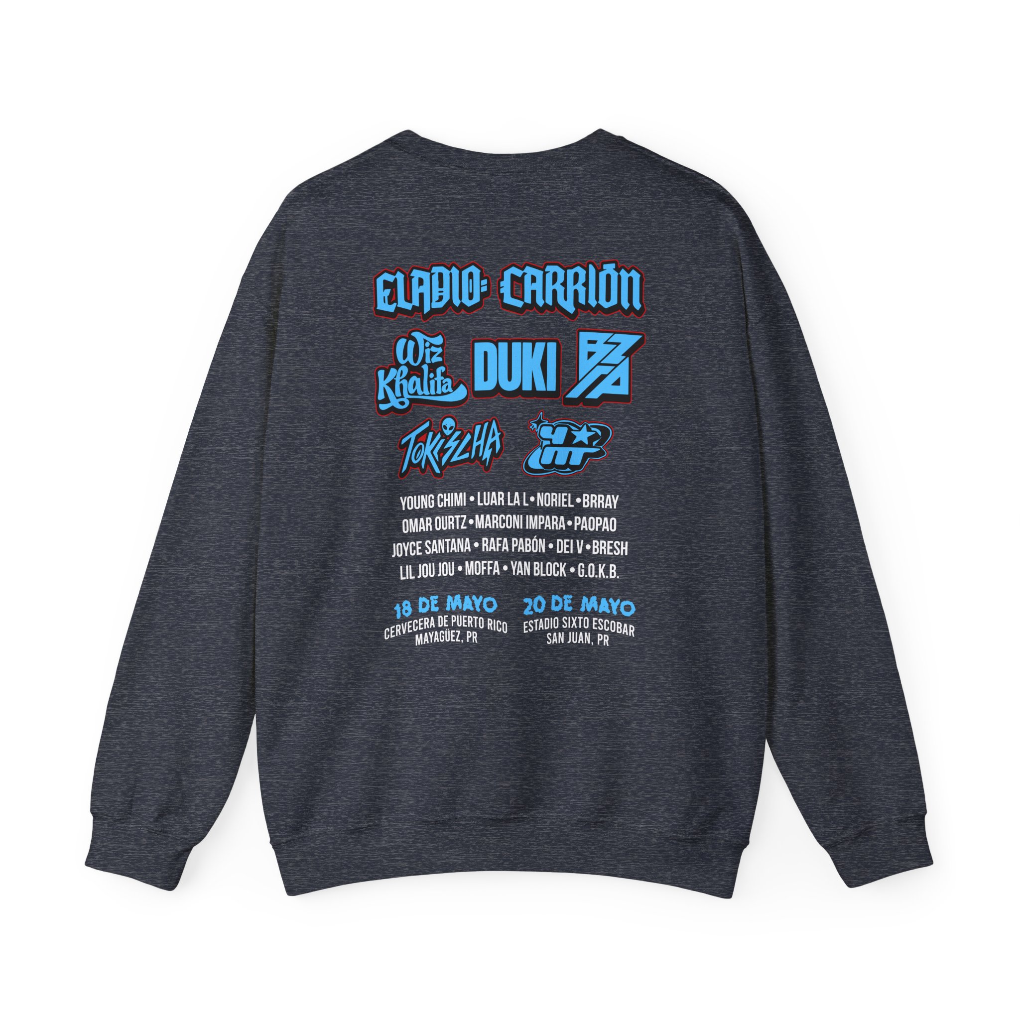 Eladio Carrion Sauce Boyz Fes Unisex Heavy Blendâ„¢ Crewneck Sweatshirt
