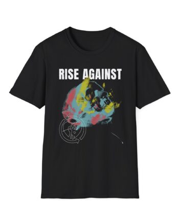 Rise Against Projecting Skull Unisex Softstyle T-Shirt