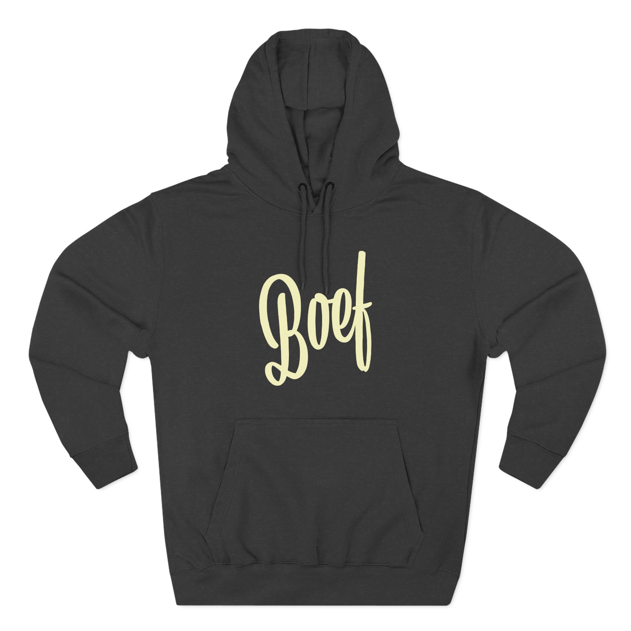 Boef Three-Panel Fleece Hoodie