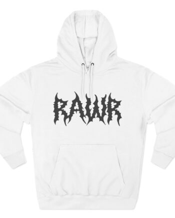 Izzzyzzz Rawr Three-Panel Fleece Hoodie