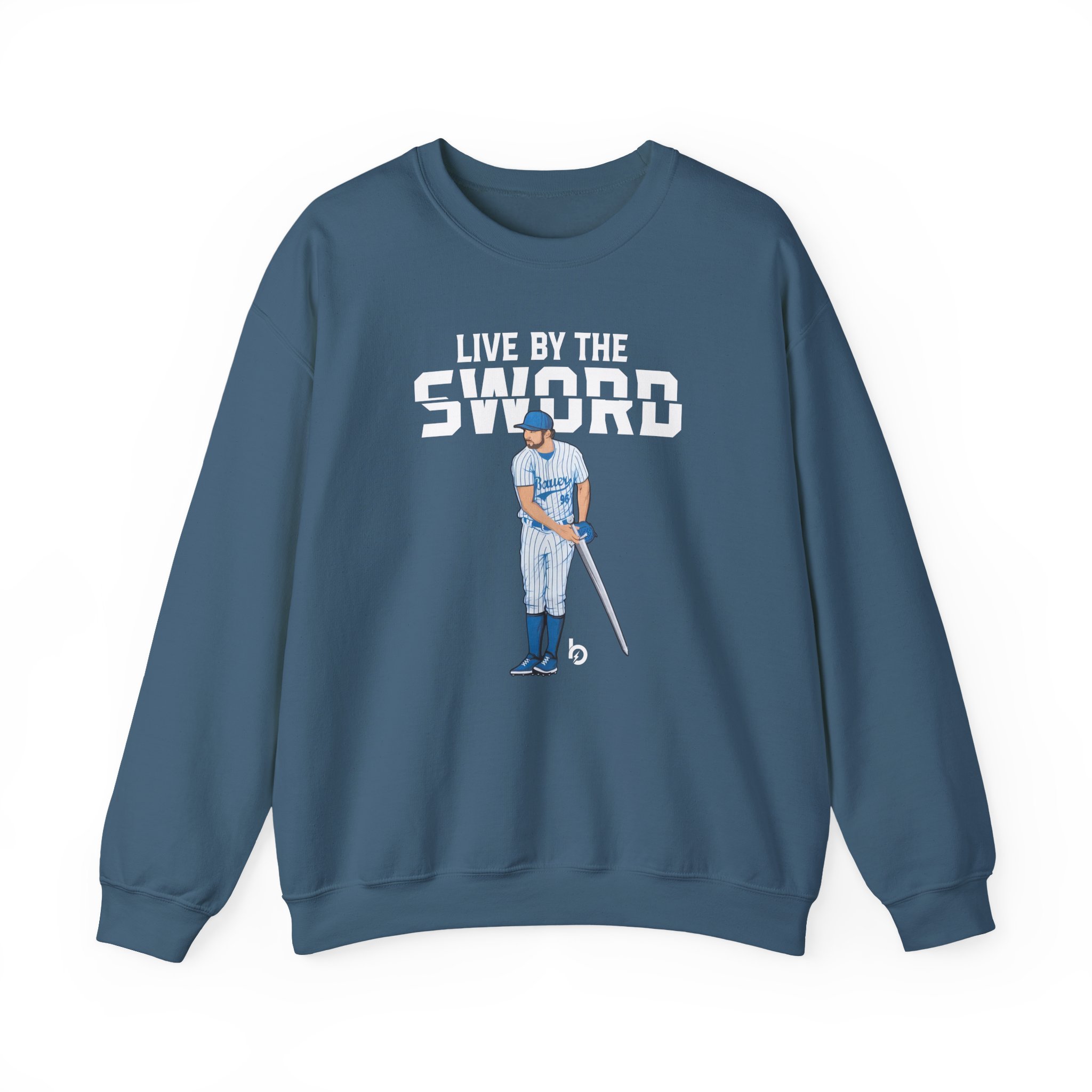 Trevor Bauer Live By The Sword Unisex Heavy Blendâ„¢ Crewneck Sweatshirt