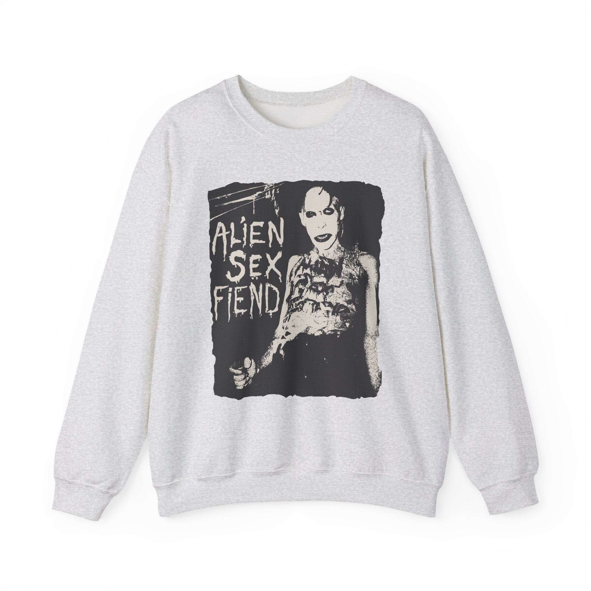 Alien Sex Fiend Nik Fiend Unisex Heavy Blendâ„¢ Crewneck Sweatshirt