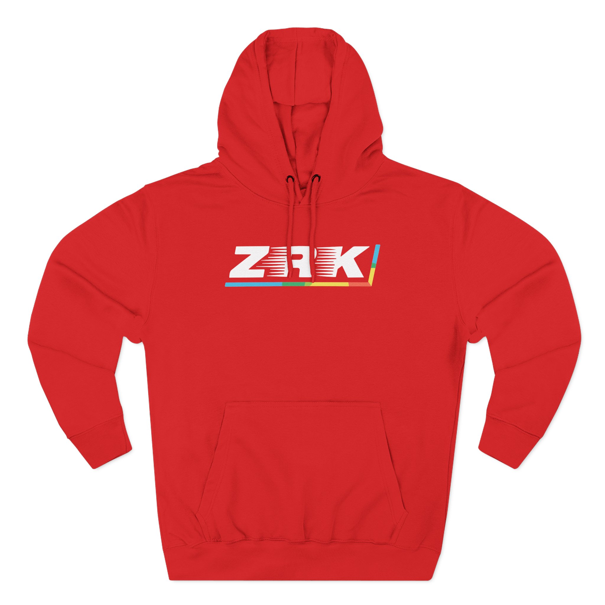Zerkaa Three-Panel Fleece Hoodie
