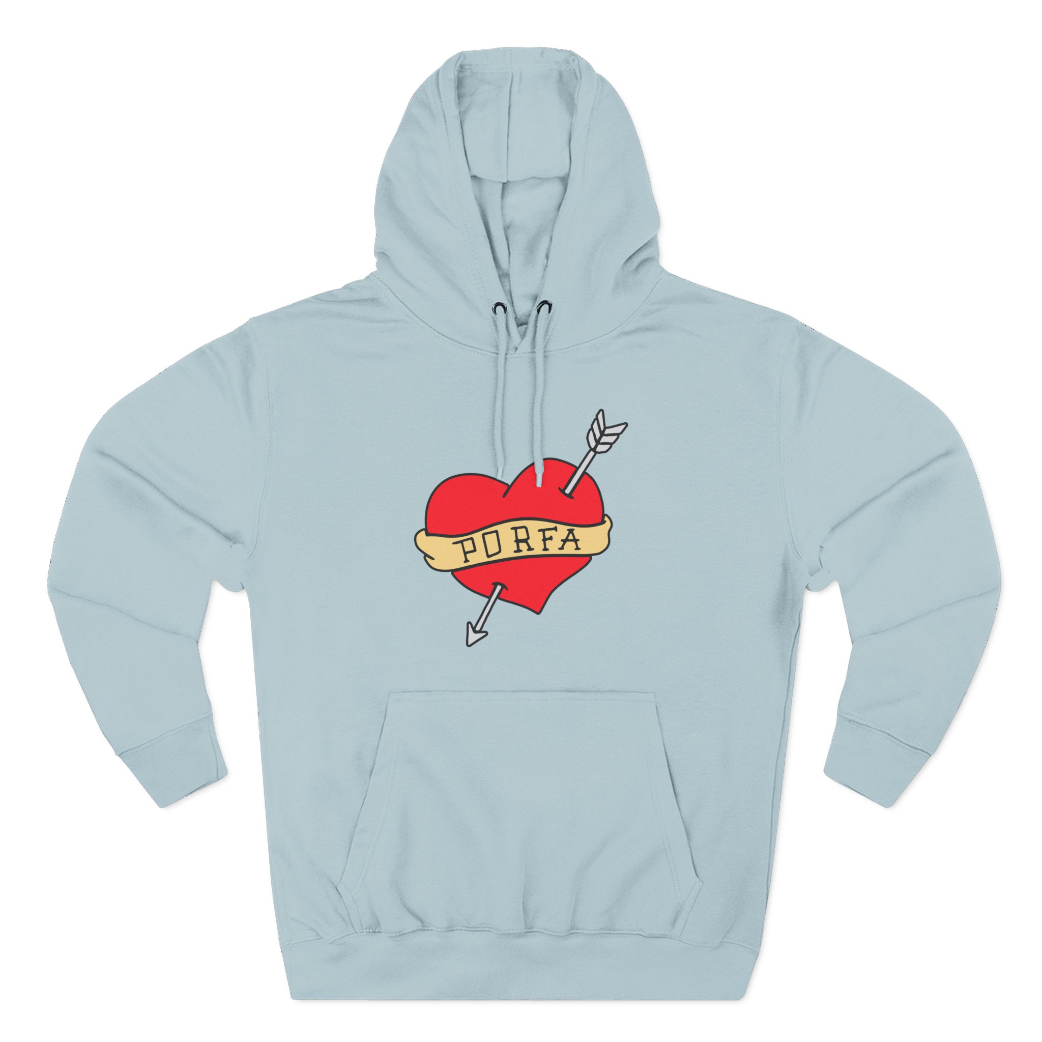 Porfa Lovestruck Three-Panel Fleece Hoodie