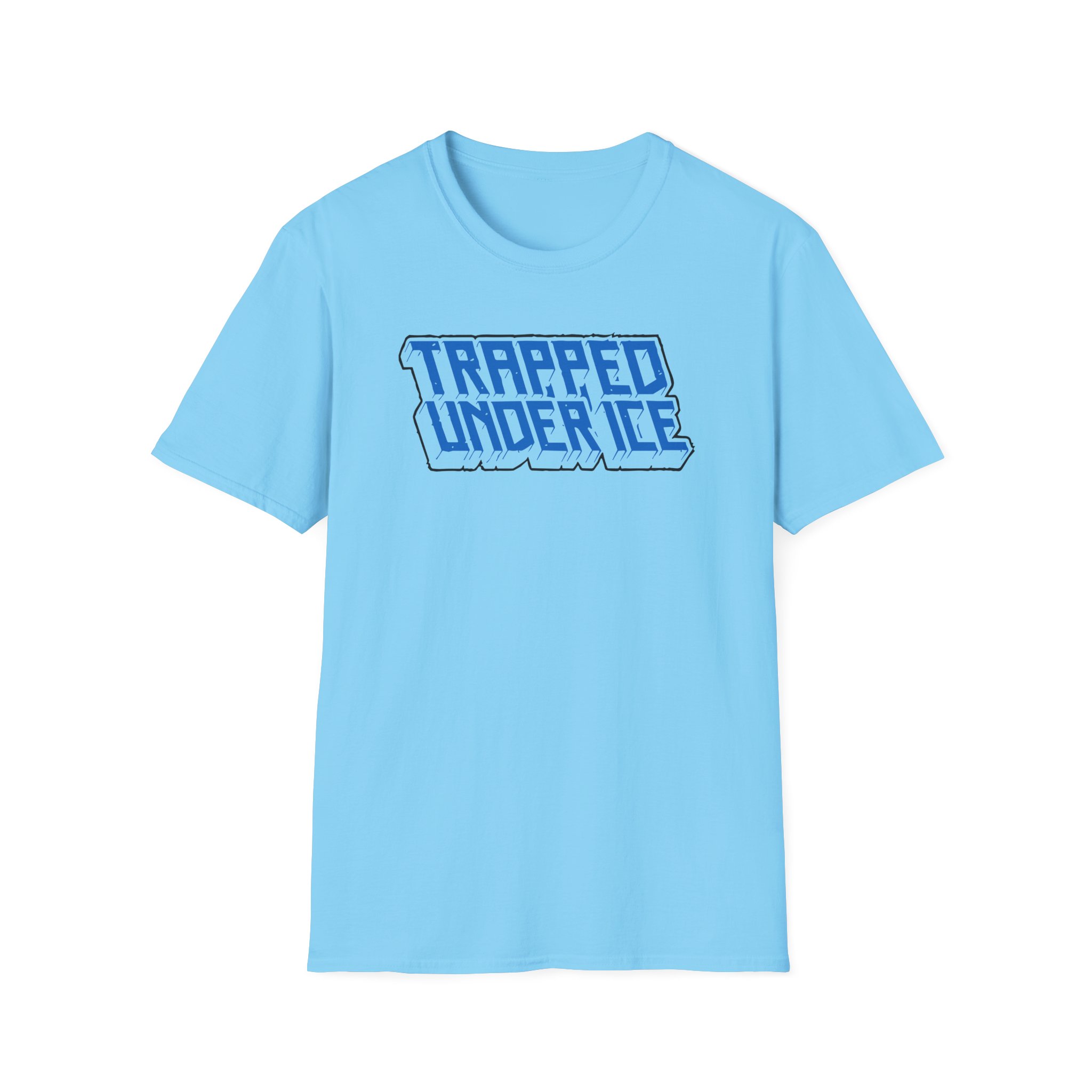 Trapped Under Ice Stacked 3d Logo Unisex Softstyle T-Shirt
