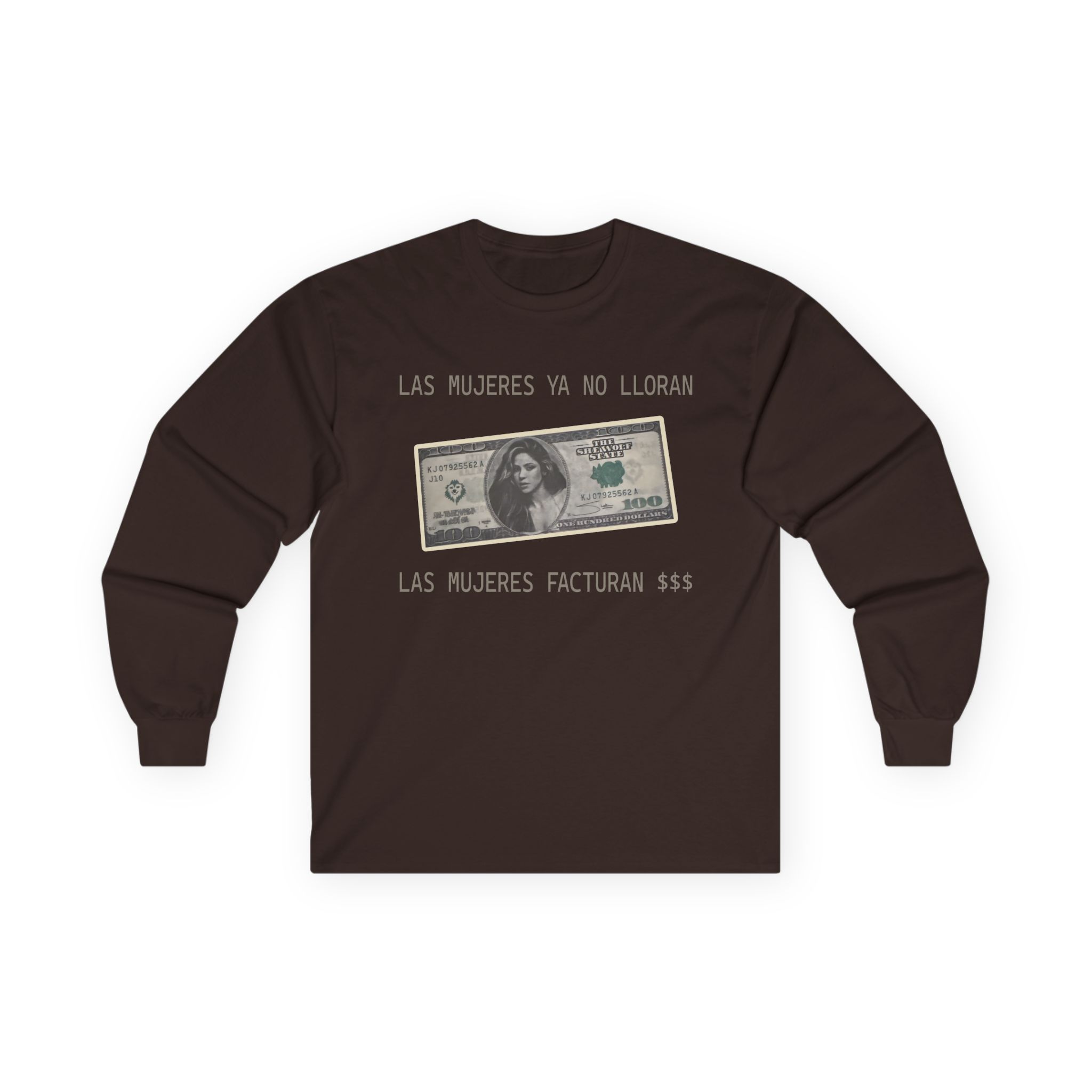 Shakira Dollar Bill Unisex Ultra Cotton Long Sleeve Tee
