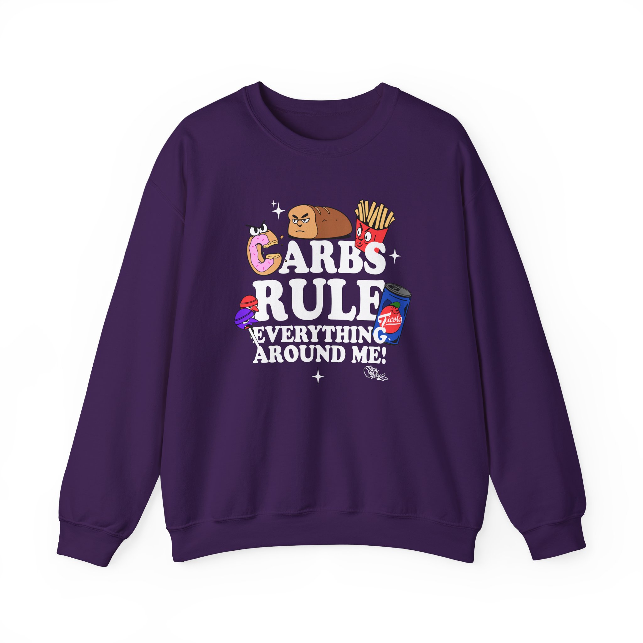 Method Man Carbs Rule Everything Around Me Unisex Heavy Blendâ„¢ Crewneck Sweatshirt