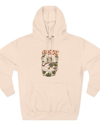 Goose Three-Panel Fleece Hoodie