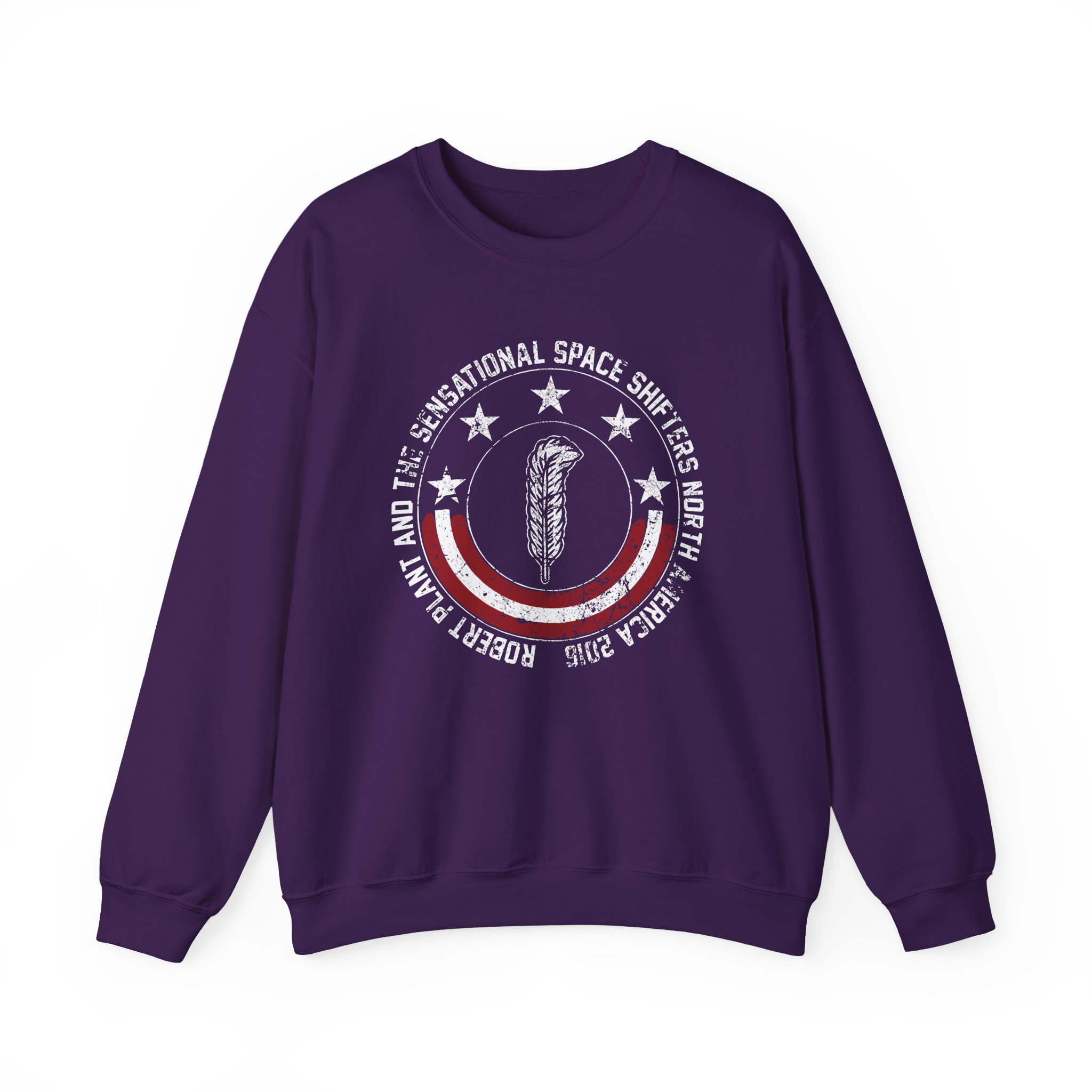 Robert Plant Patriotic Quill Itinerary Unisex Heavy Blendâ„¢ Crewneck Sweatshirt