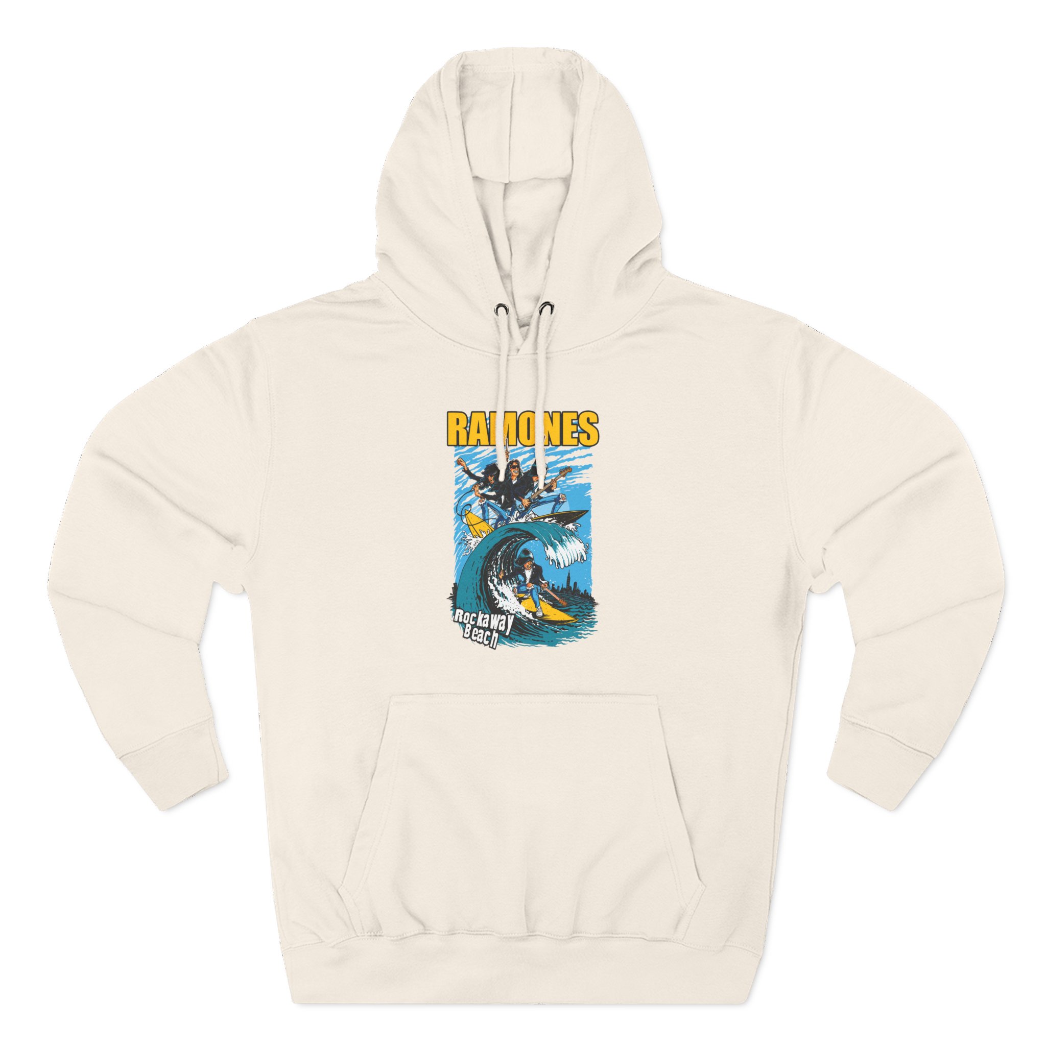 Ramones Rockaway Beach Three-Panel Fleece Hoodie