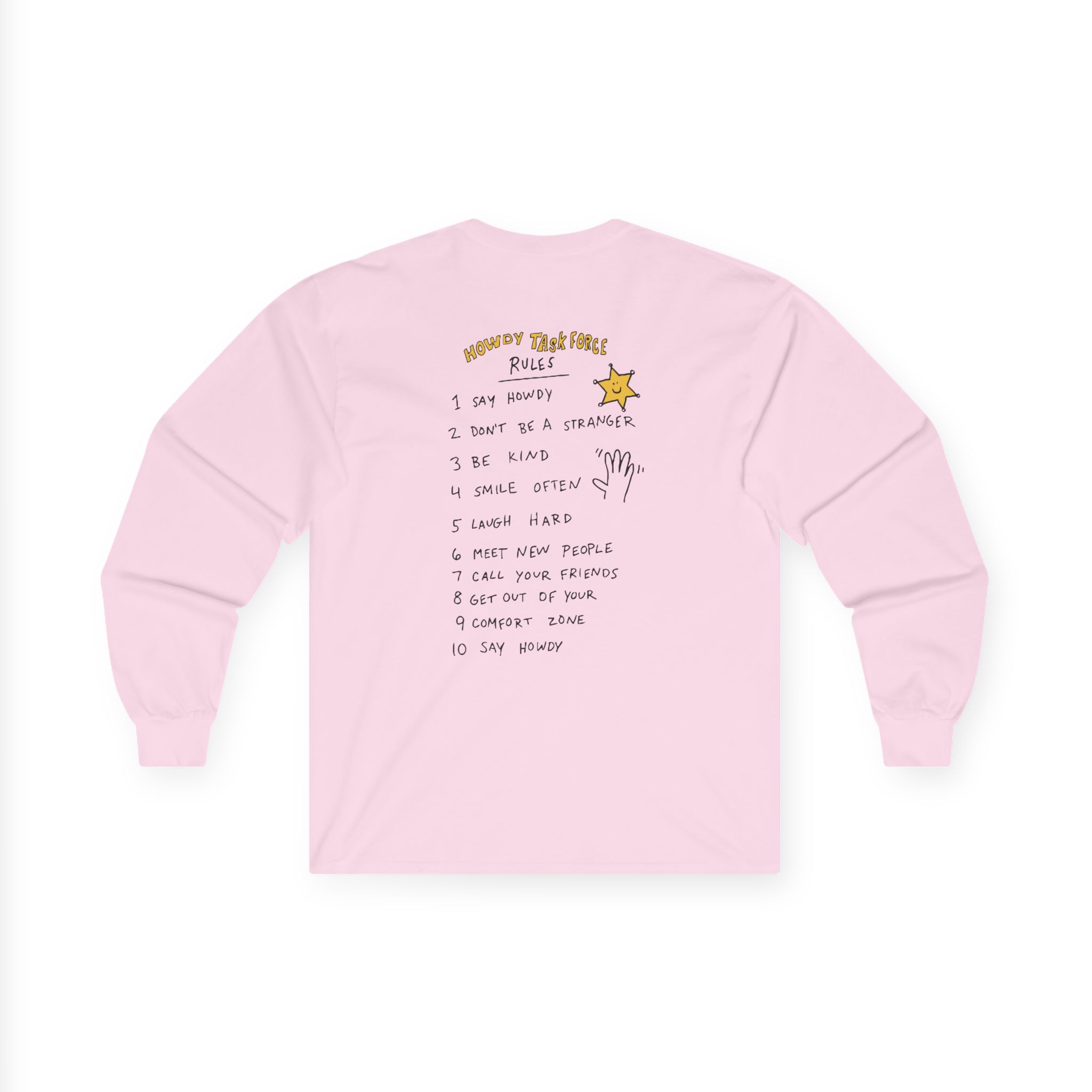 Ryan Trahan Howdy Task Force Unisex Ultra Cotton Long Sleeve Tee