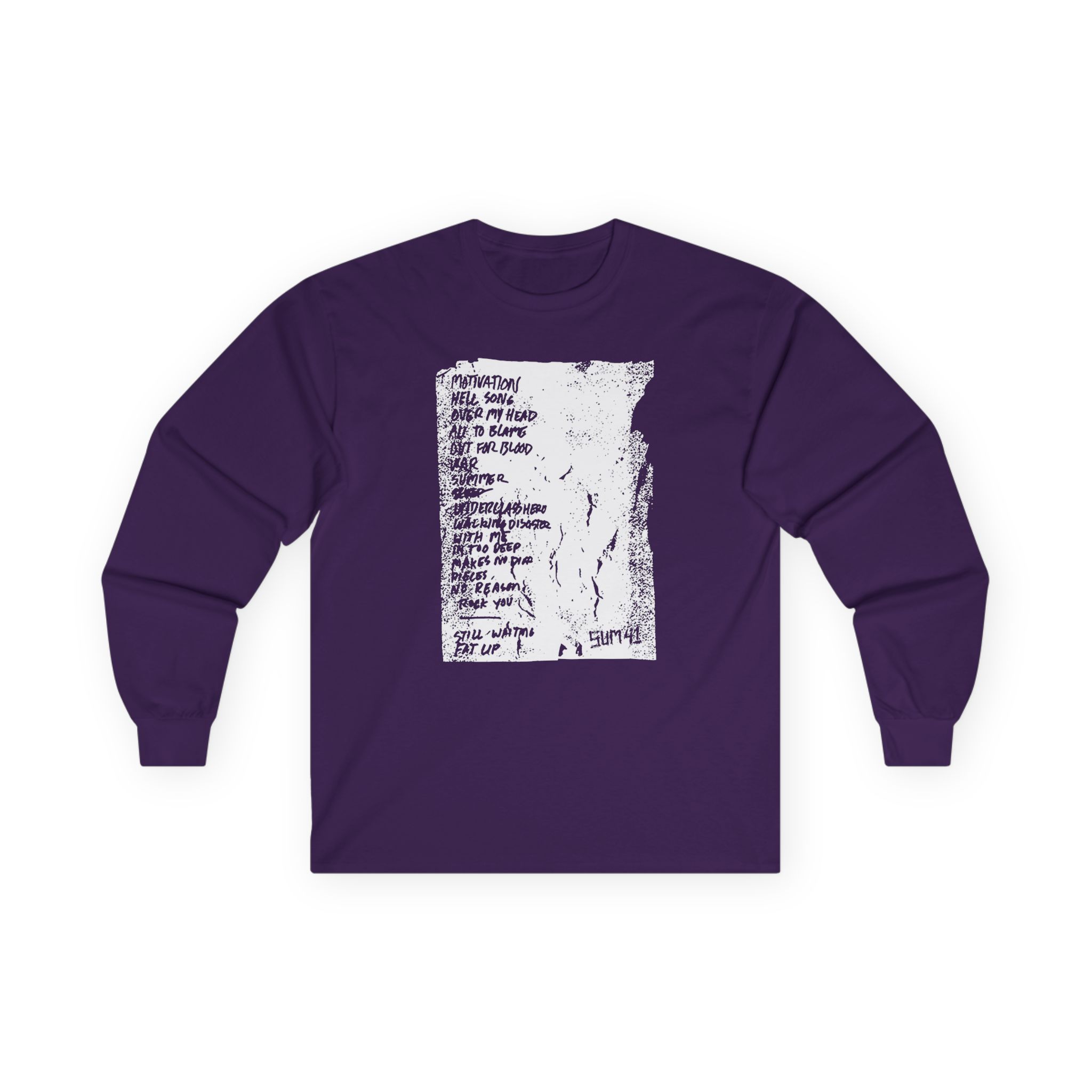 Sum 41 Setlist Unisex Ultra Cotton Long Sleeve Tee