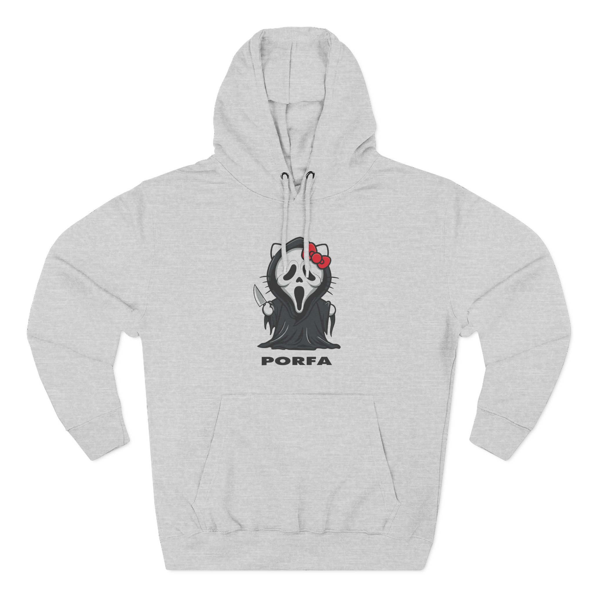 Porfa Scream Halloween Three-Panel Fleece Hoodie