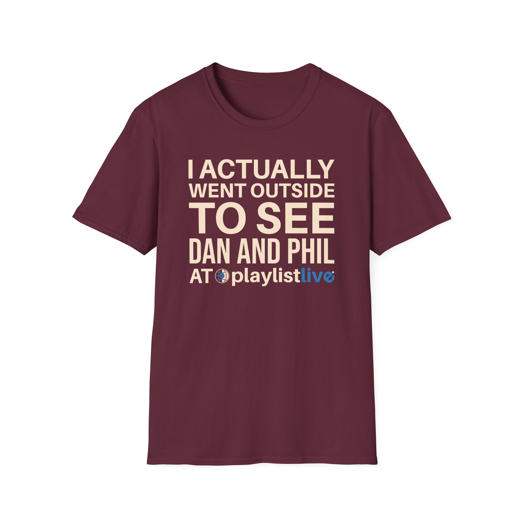 Dan and Phil Actually Went Outside to See Dan and Phil at Playlist Live Unisex Softstyle T-Shirt