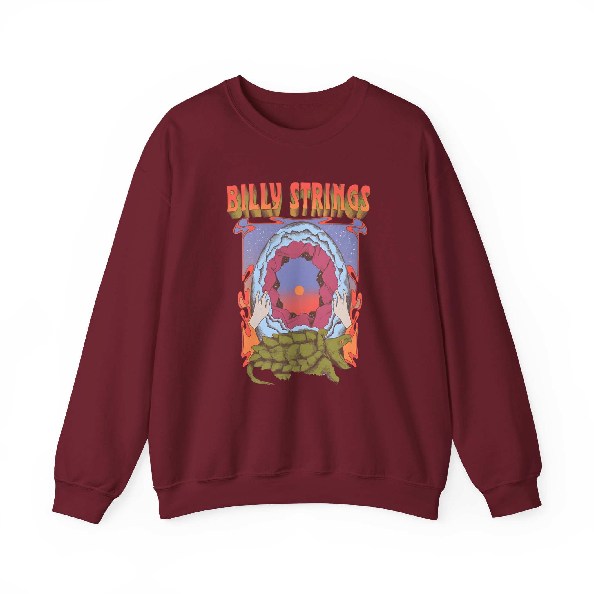 Billy Strings Snapping Turtle Unisex Heavy Blendâ„¢ Crewneck Sweatshirt