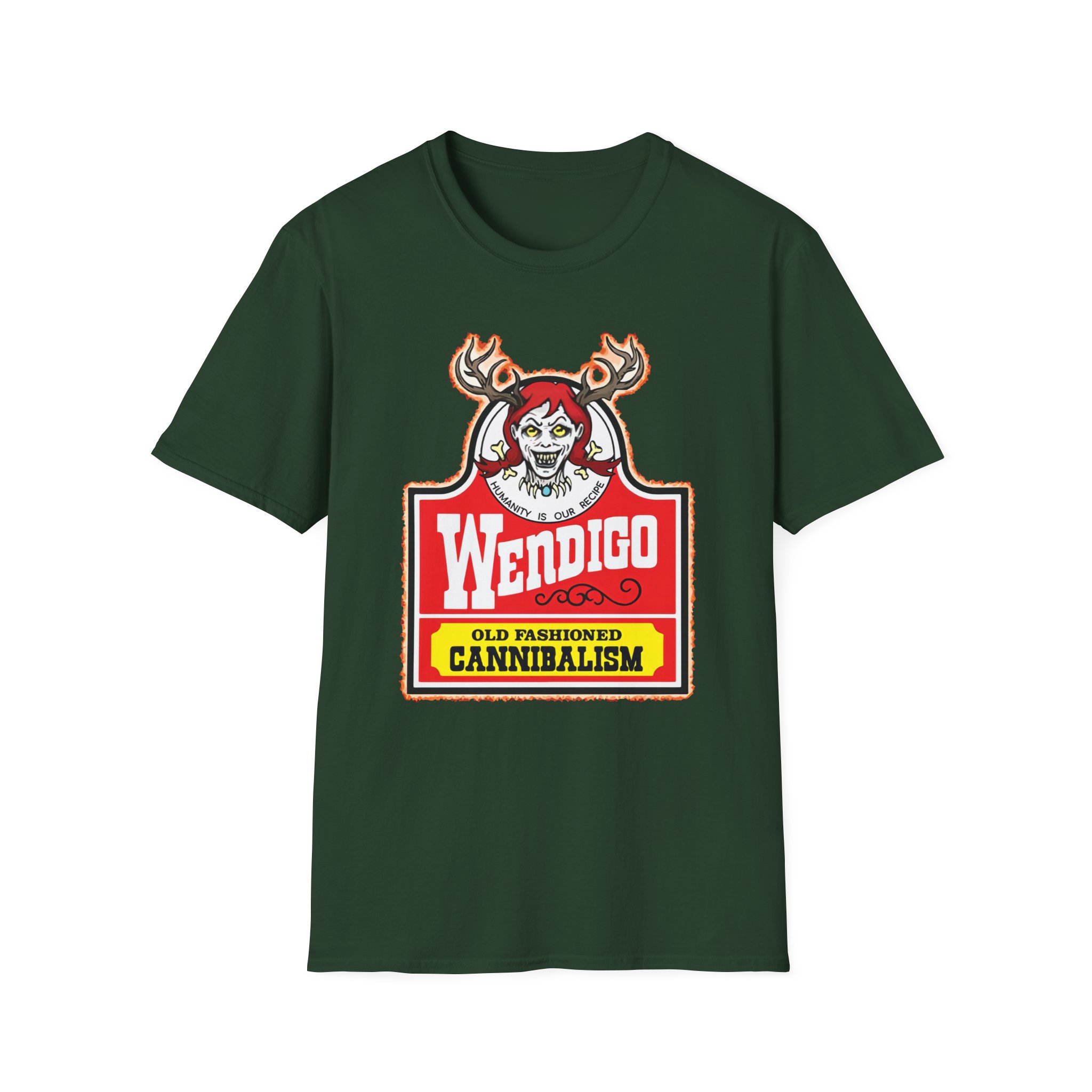 Wendigo Old Fashioned Cannibalism Unisex Softstyle T-Shirt