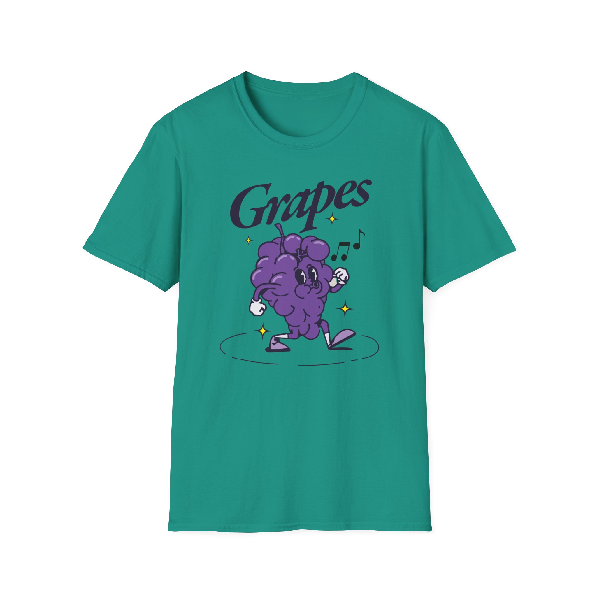 James Marriott Grapes Natural Unisex Softstyle T-Shirt