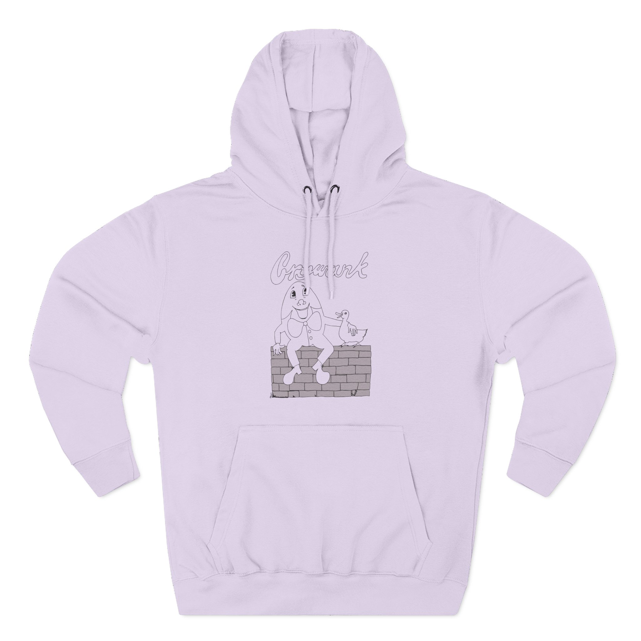 Crywank Three-Panel Fleece Hoodie