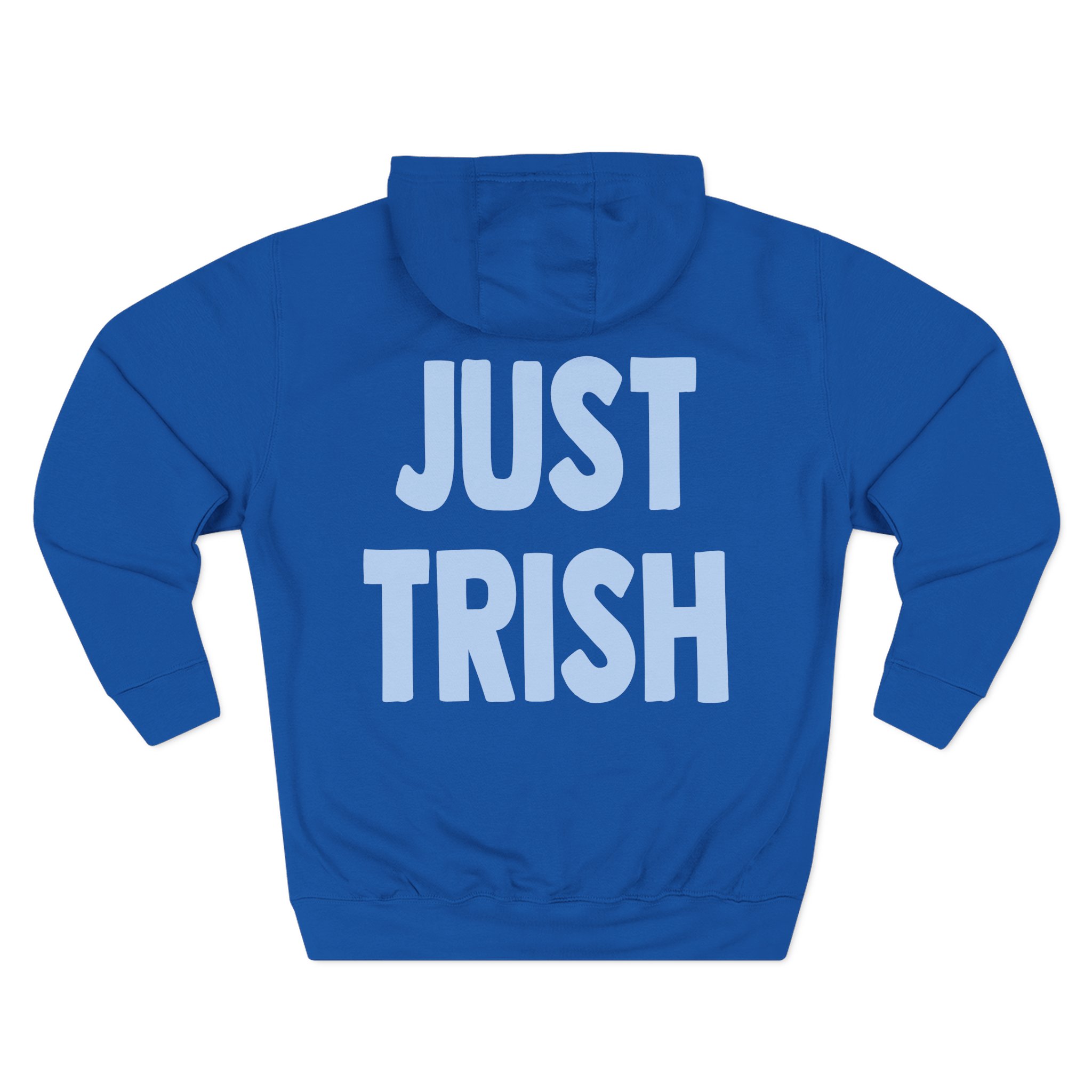 Just Trish Three-Panel Fleece Hoodie