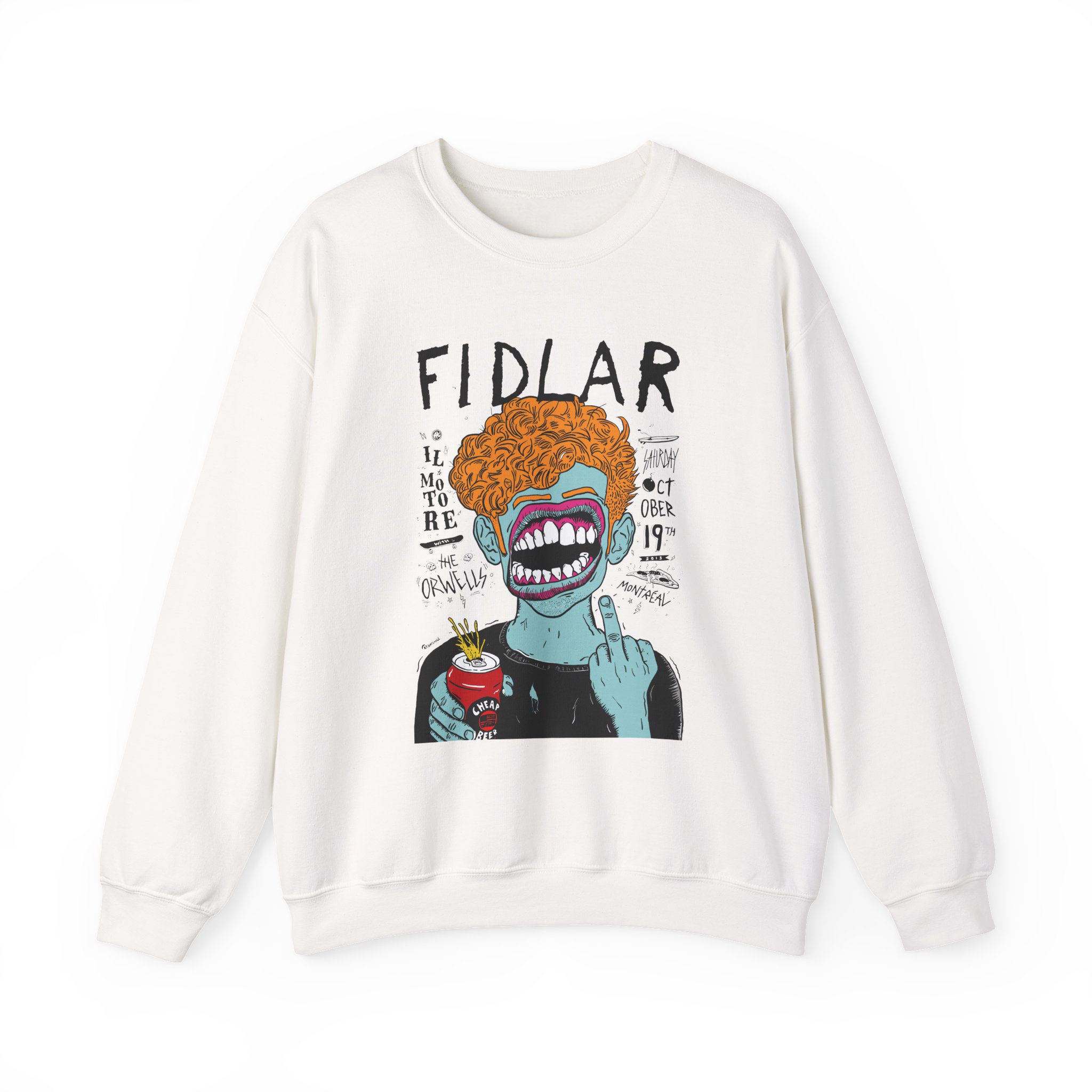 Fidlar Band Rock the Orwells Unisex Heavy Blendâ„¢ Crewneck Sweatshirt