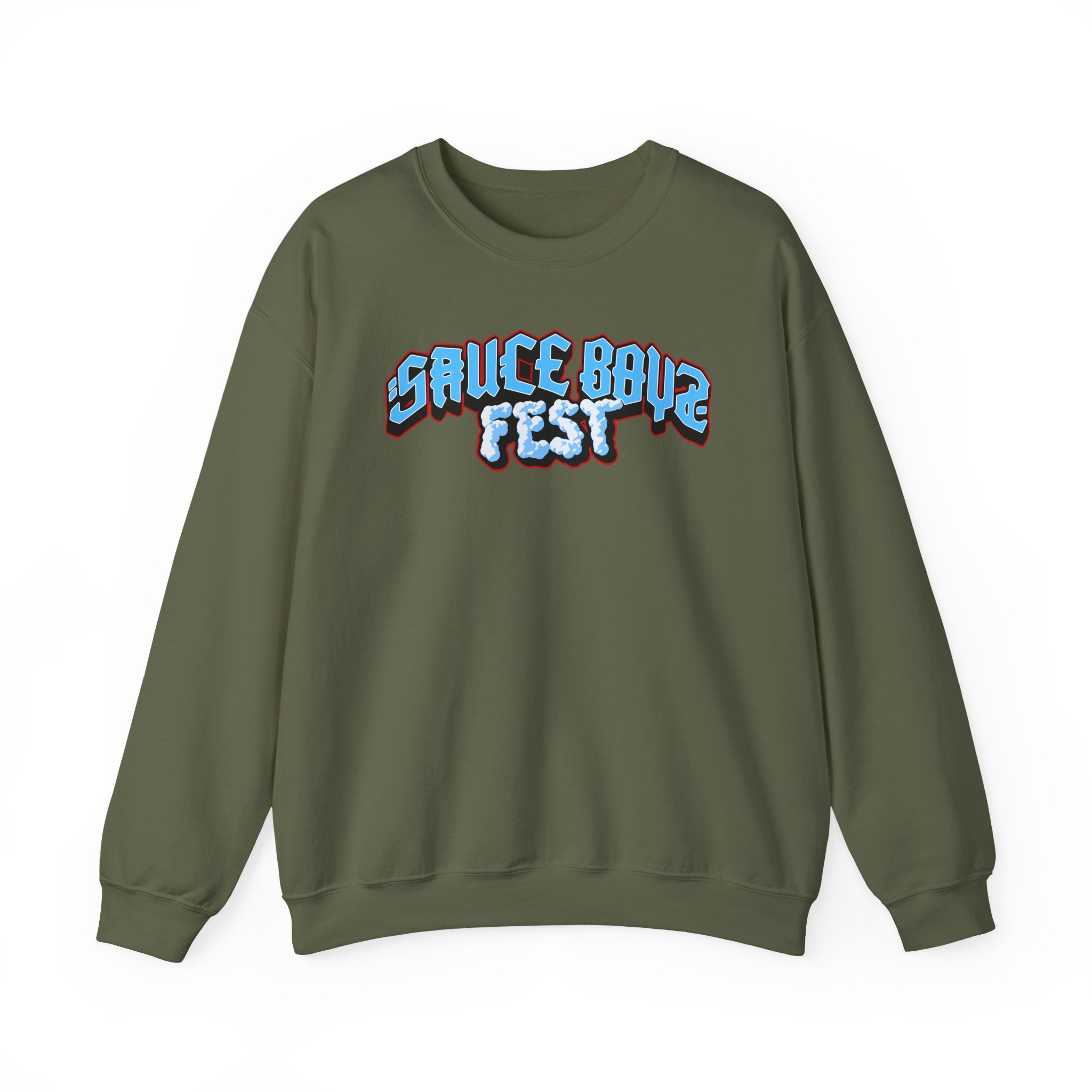 Eladio Carrion Sauce Boyz Fes Unisex Heavy Blendâ„¢ Crewneck Sweatshirt