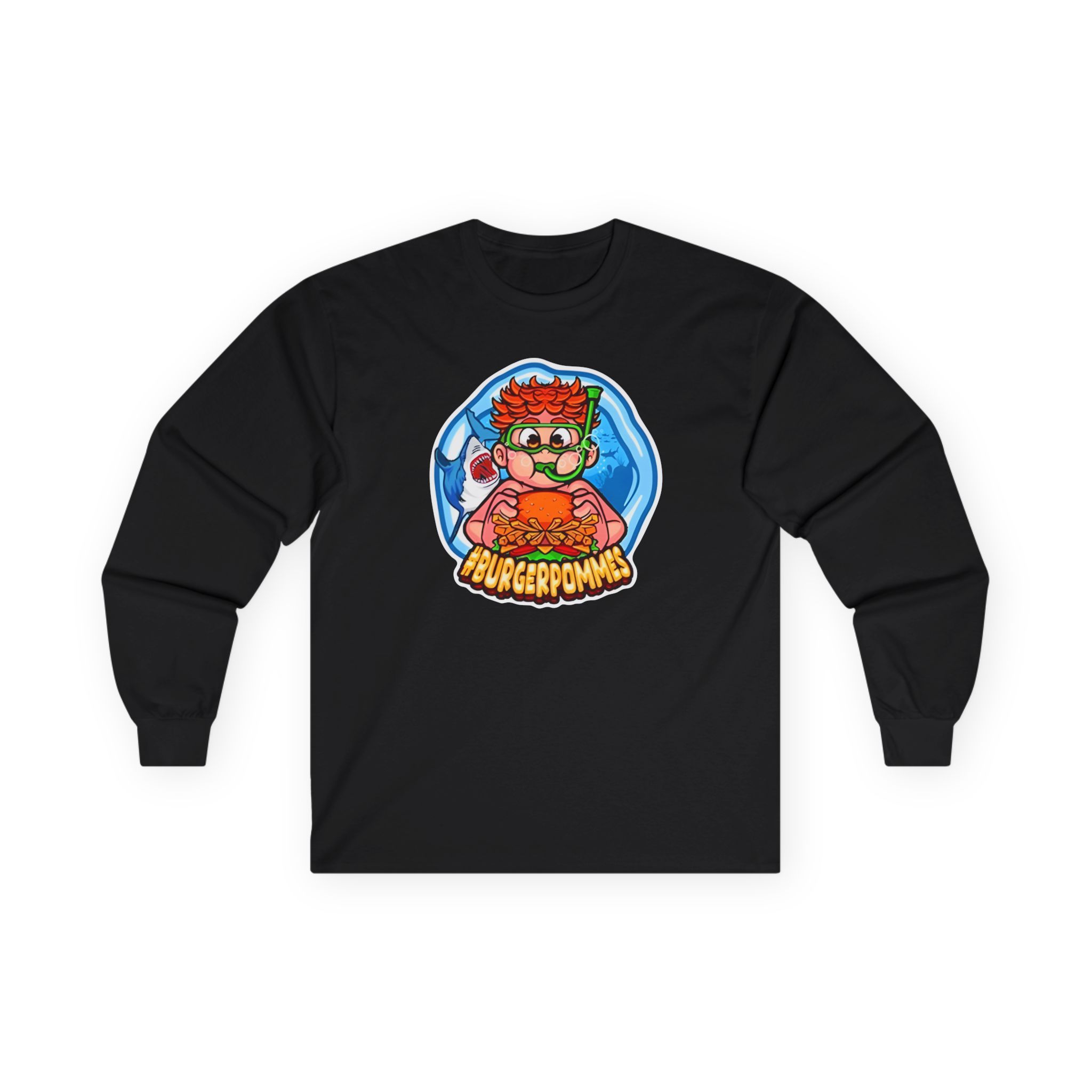 Burger Pommes Unisex Ultra Cotton Long Sleeve Tee
